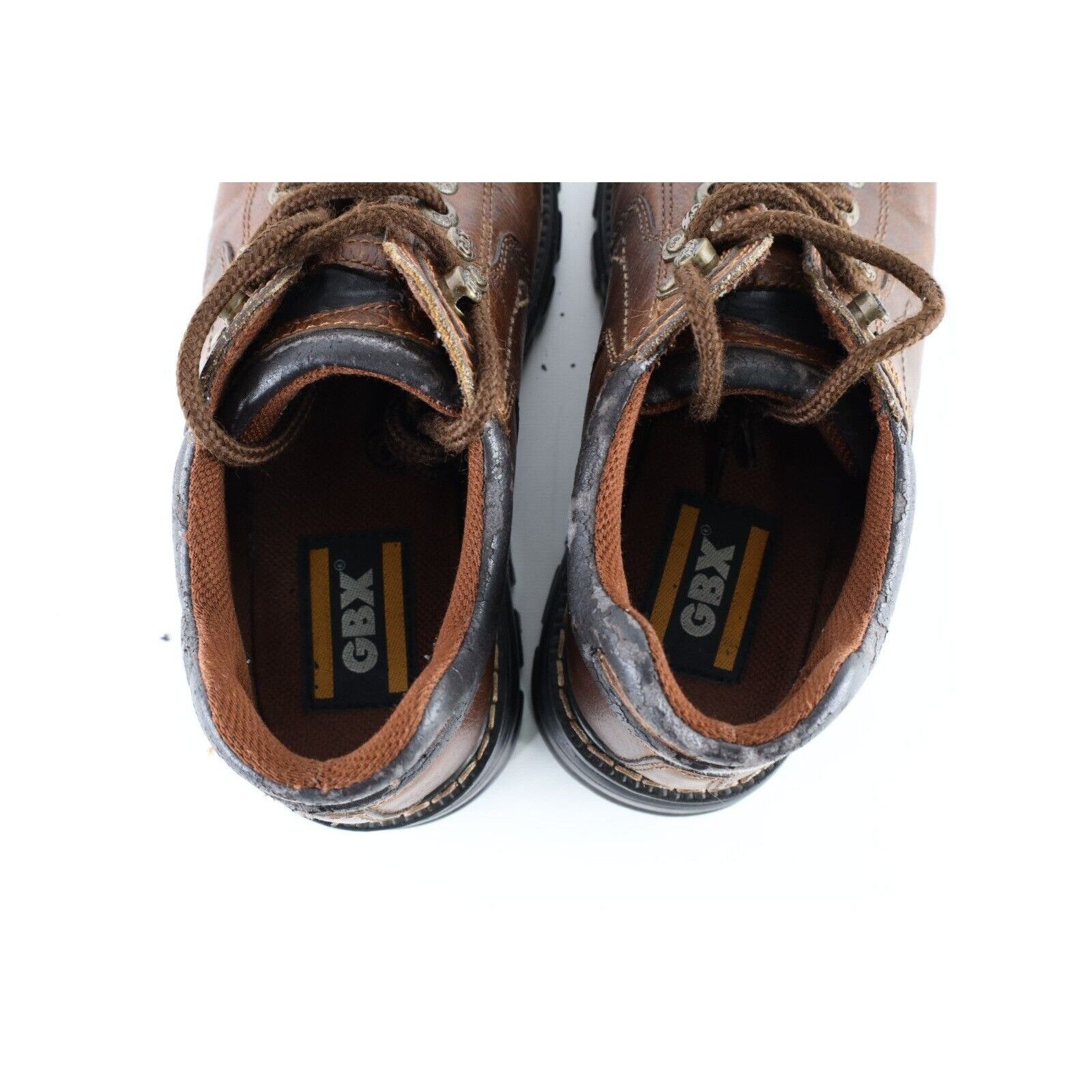Vintage Vintage Grunge Goth Distressed Leather Chunky Platform Shoes Size US 8 / EU 41 - 8 Thumbnail