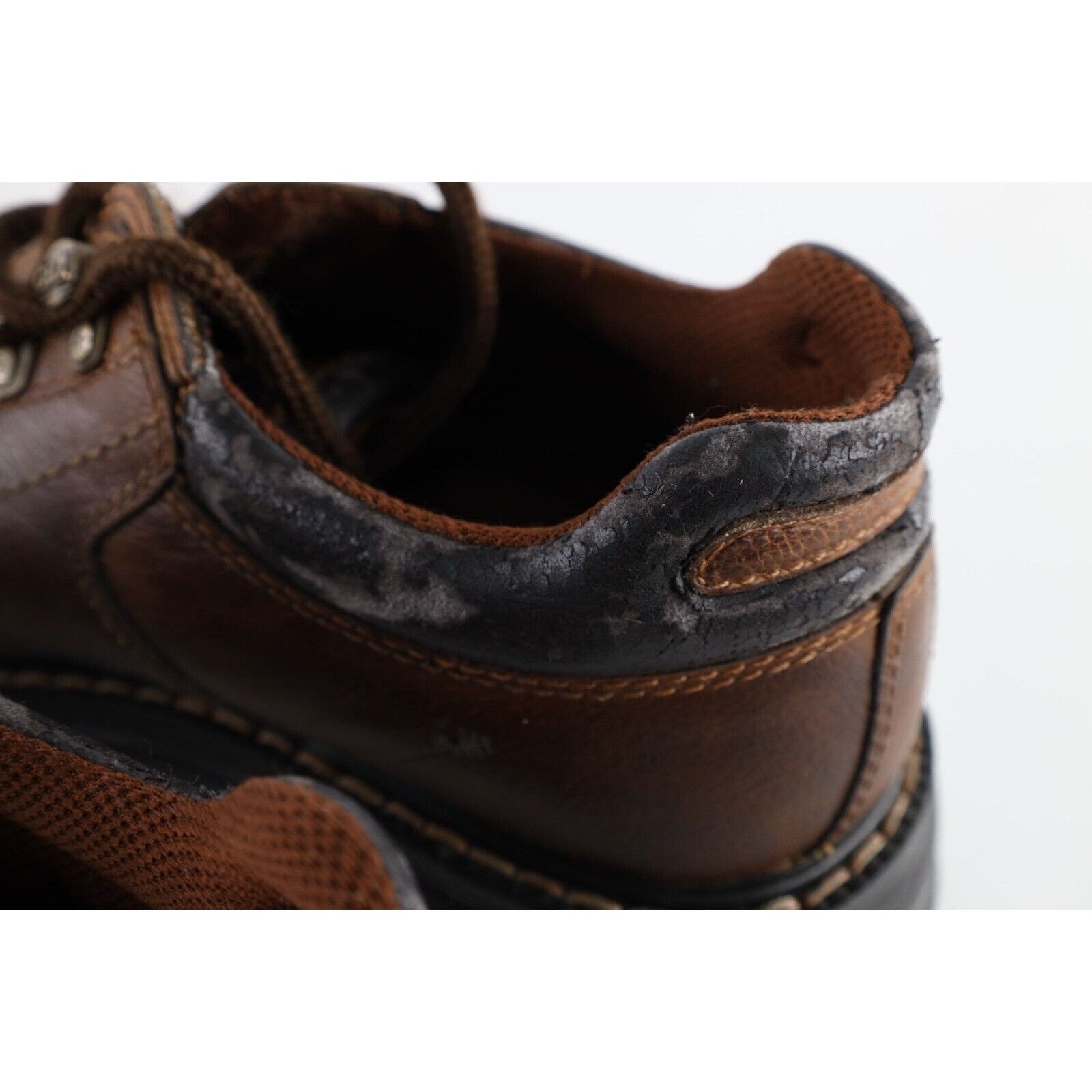 Vintage Vintage Grunge Goth Distressed Leather Chunky Platform Shoes Size US 8 / EU 41 - 11 Thumbnail