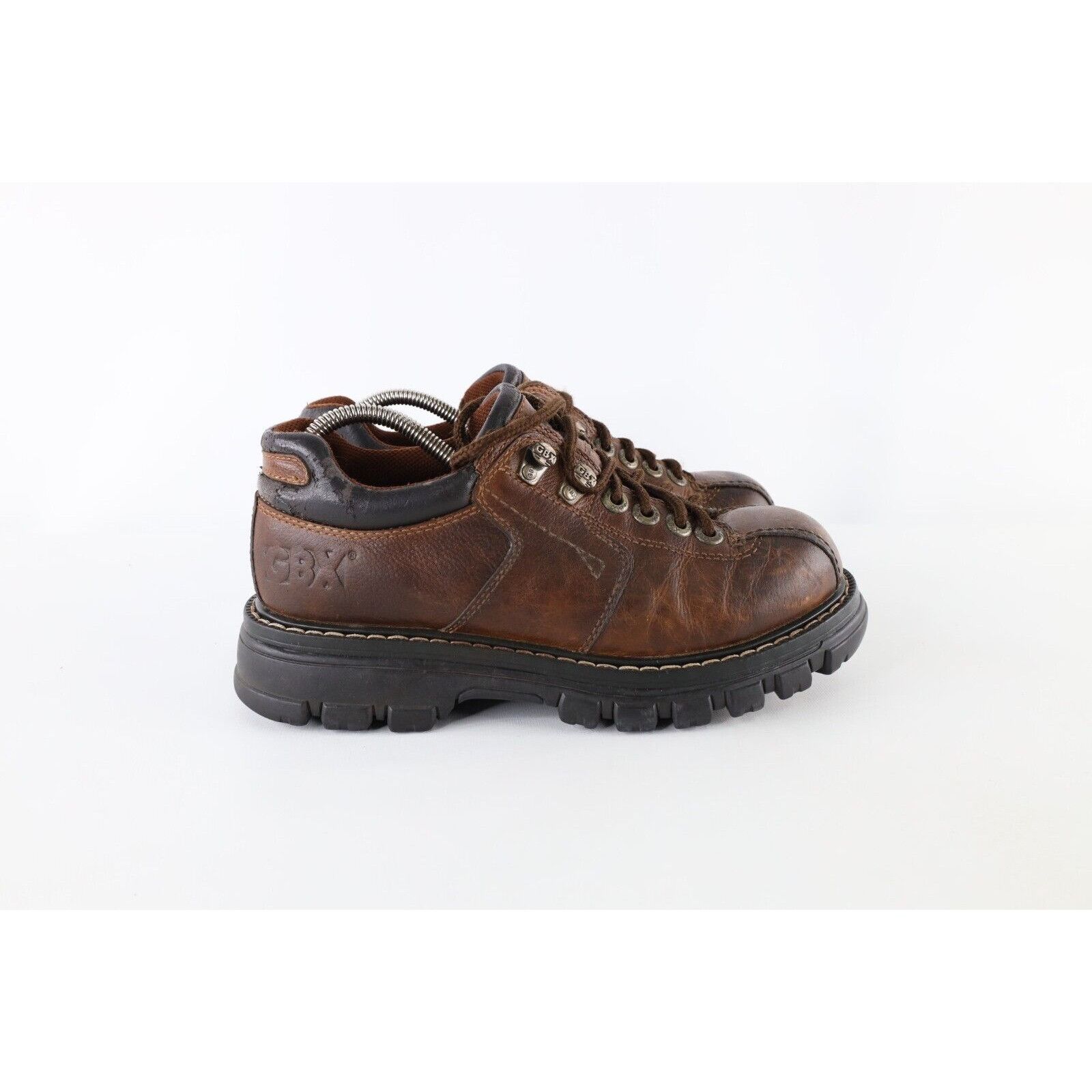 Vintage Vintage Grunge Goth Distressed Leather Chunky Platform Shoes Size US 8 / EU 41 - 3 Thumbnail