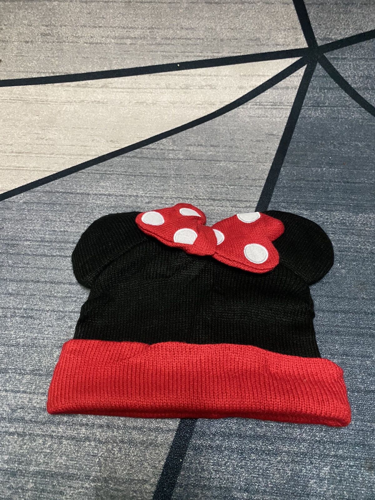 Disney × Vintage MINNIE MOUSE 3 Pieces Disney Ear Bunny Horn Devil Beanie Hat Size ONE SIZE - 8 Thumbnail
