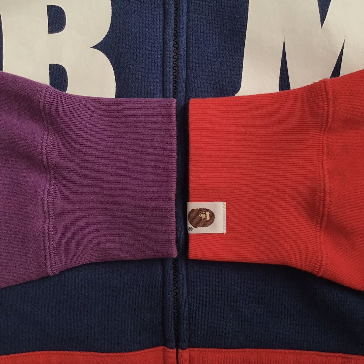 Bape 🔥XL🔥 Baby milo crazy color zip hoodie BAPE a bathing ape Size US XL / EU 56 / 4 - 7 Thumbnail