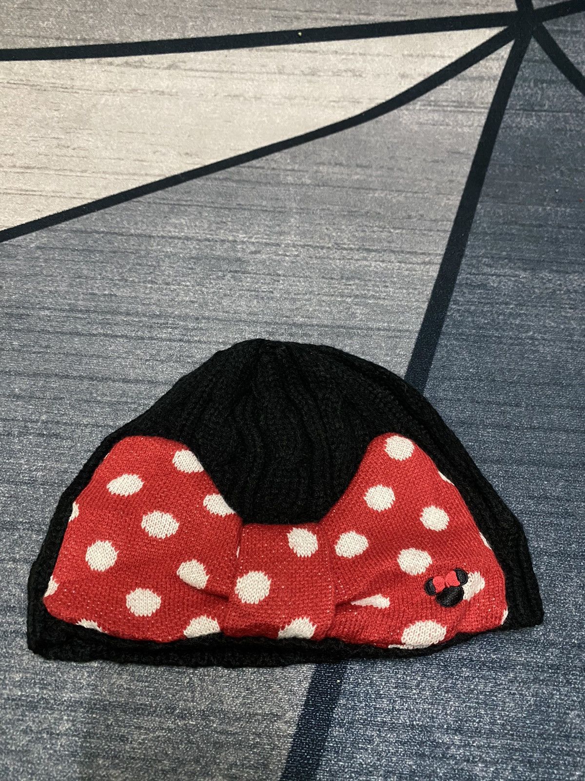 Disney × Vintage Japanese MINNIE MOUSE Ribbon Beanie Hat Size ONE SIZE - 6 Thumbnail