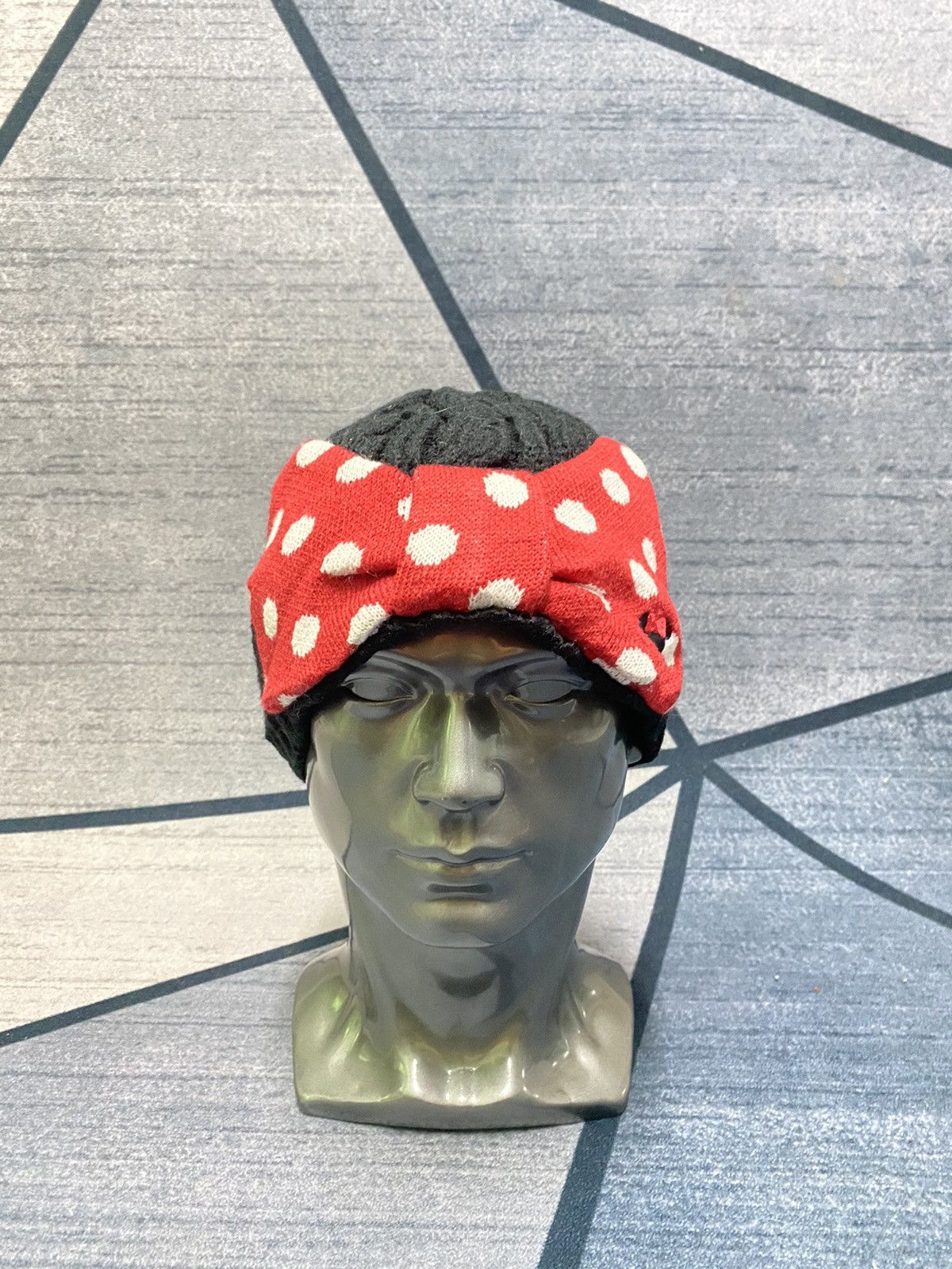 Disney × Vintage Japanese MINNIE MOUSE Ribbon Beanie Hat Size ONE SIZE - 1 Thumbnail