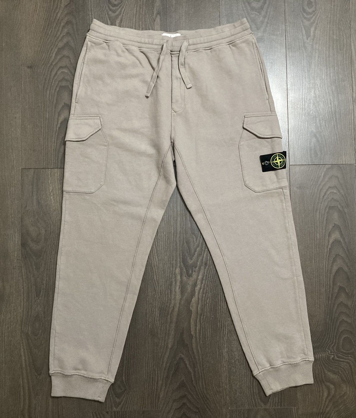 image of Stone Island Stone Islans Sweat Cargo Pants New 7315 in Grey, Men's (Size 36)