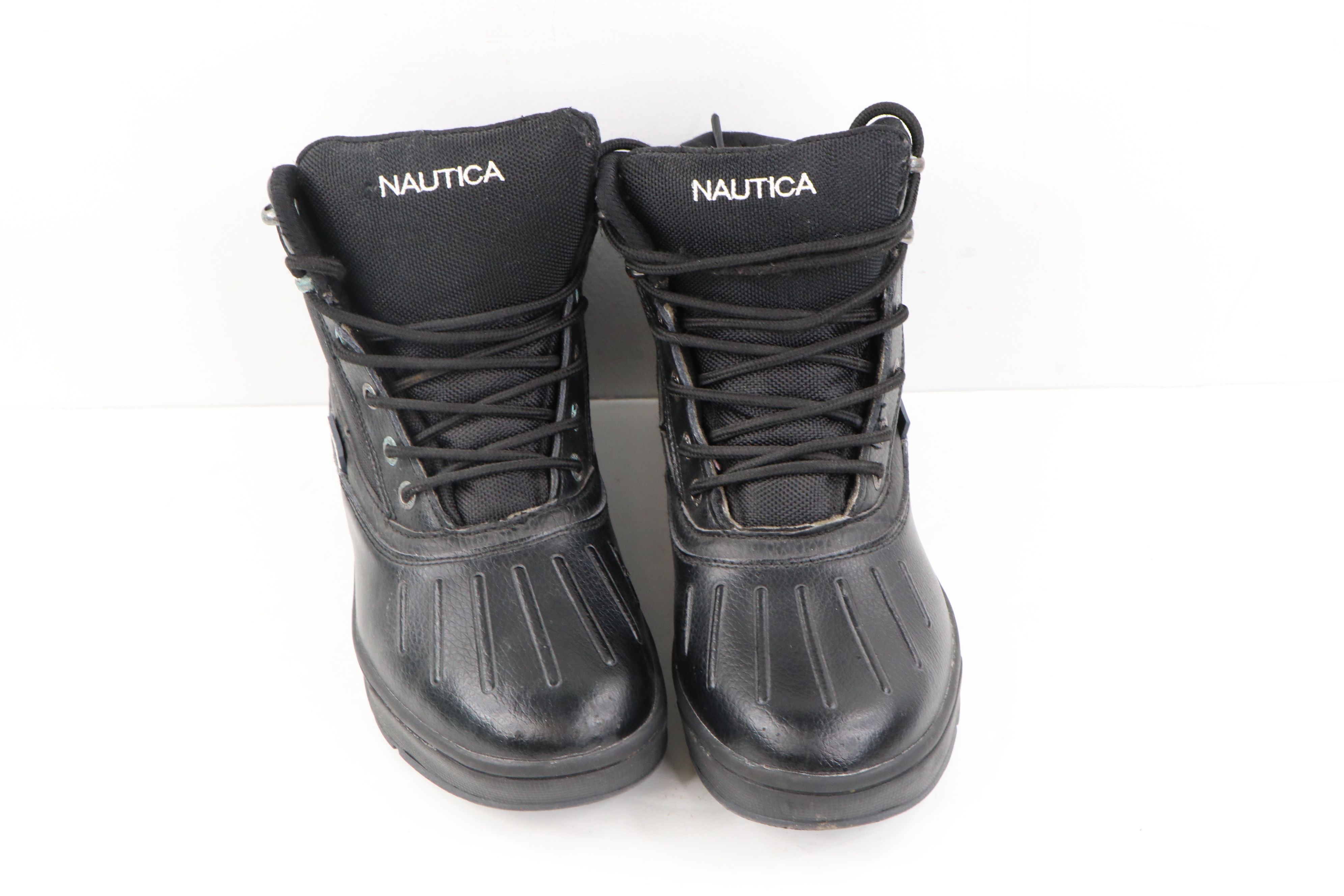 Vintage Vintage Nautica Waterproof Winter Snow Duck Boots Black Size US 7 / EU 40 - 3 Thumbnail