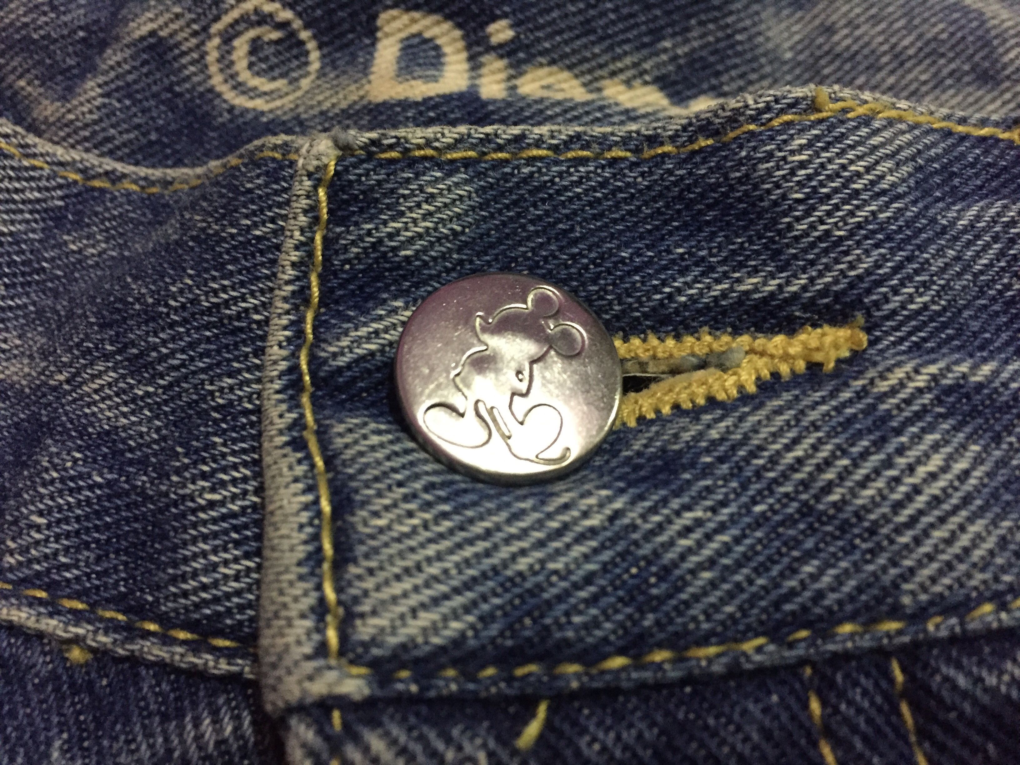 Disney Mickey Mouse Denim Jeans Size M Size US 29 - 4 Thumbnail