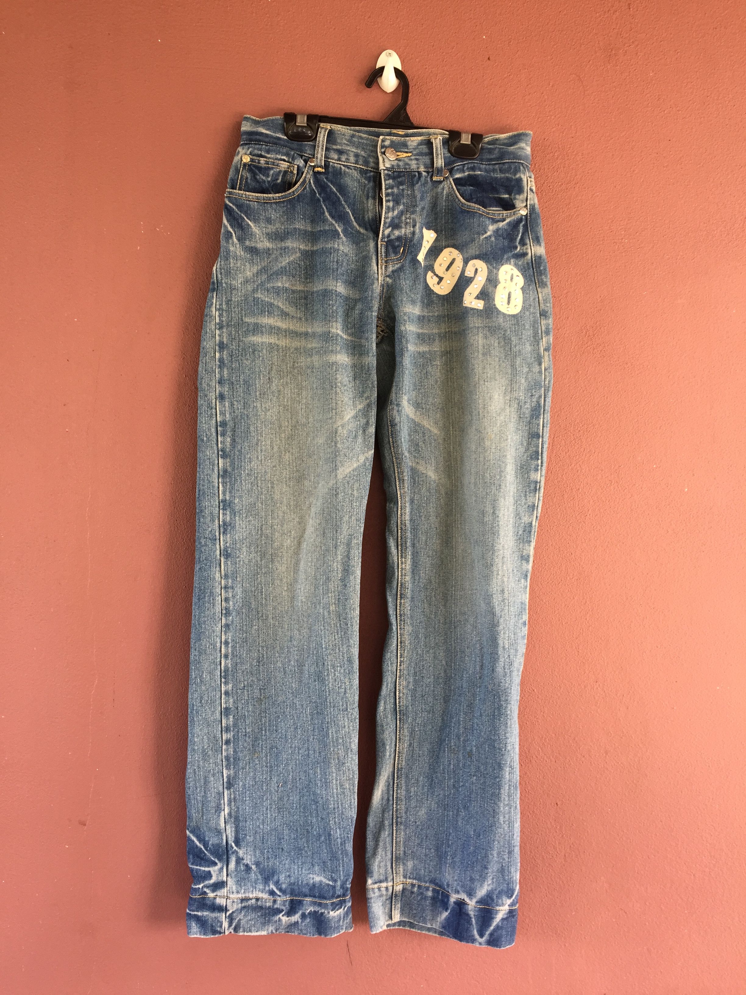 Disney Mickey Mouse Denim Jeans Size M Size US 29 - 2 Thumbnail
