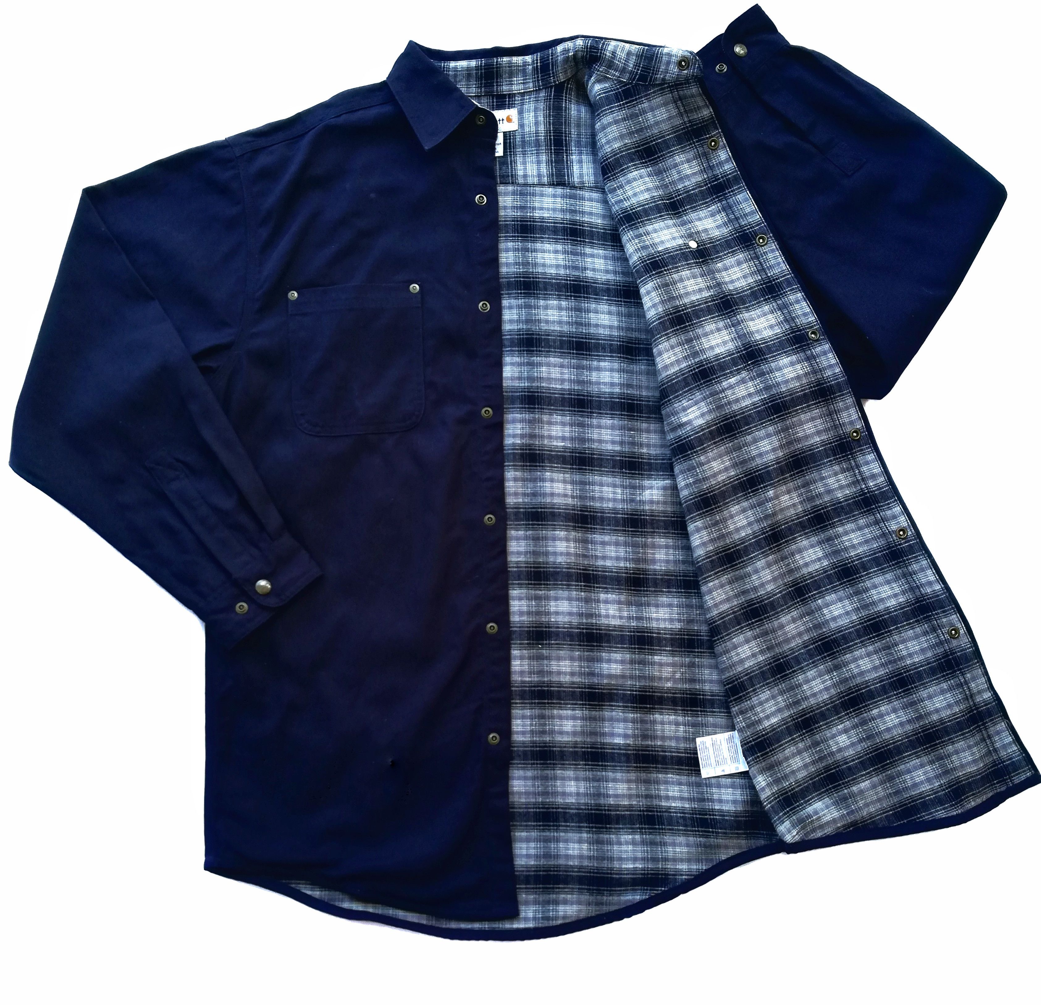 Carhartt × Carhartt Wip × DePalma Workwear 🔥Rare!!! Carhartt Dark Blue Michigan Chore Coat🔥 Size US M / EU 48-50 / 2 - 1 Thumbnail