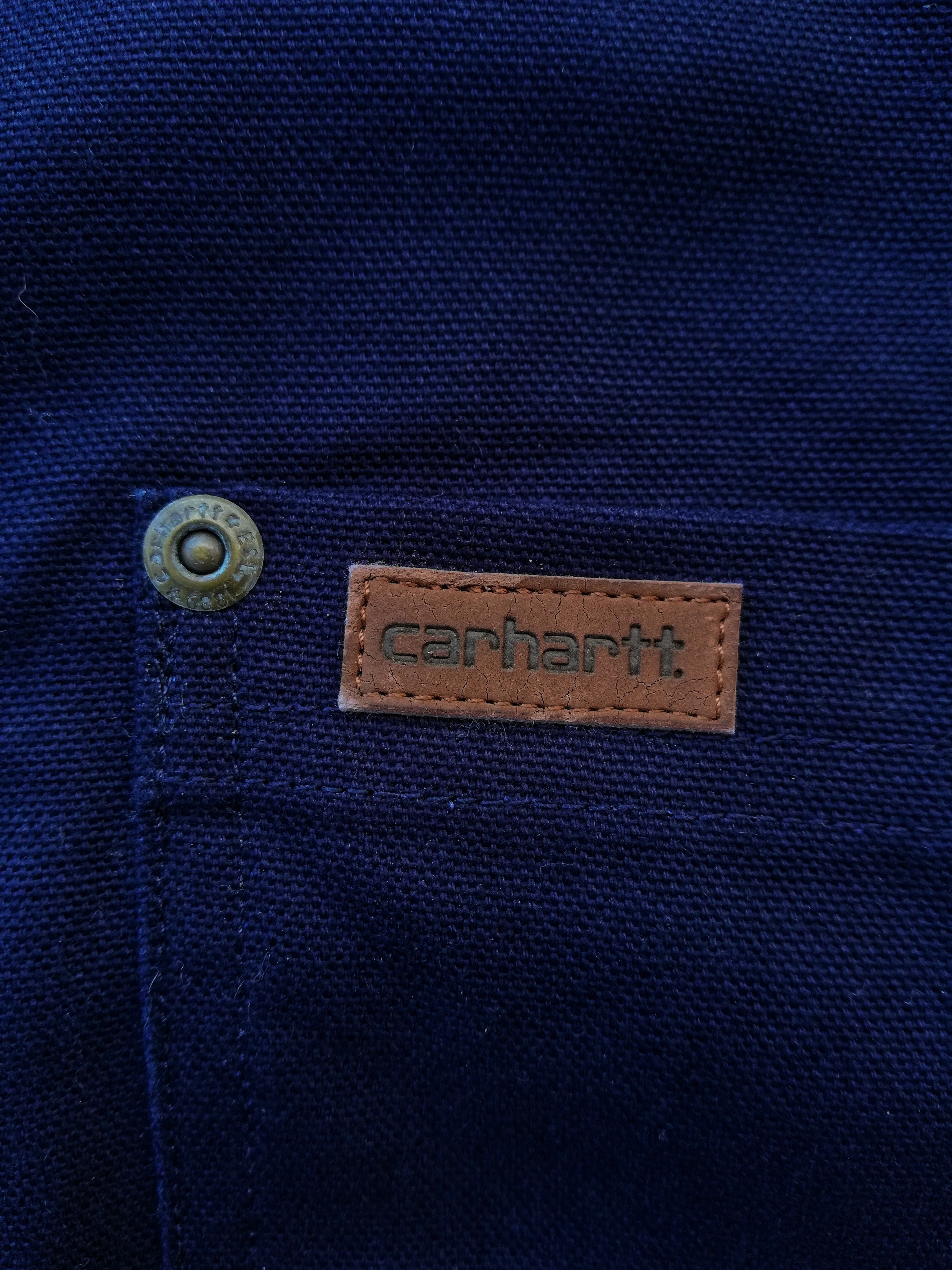 Carhartt × Carhartt Wip × DePalma Workwear 🔥Rare!!! Carhartt Dark Blue Michigan Chore Coat🔥 Size US M / EU 48-50 / 2 - 7 Thumbnail
