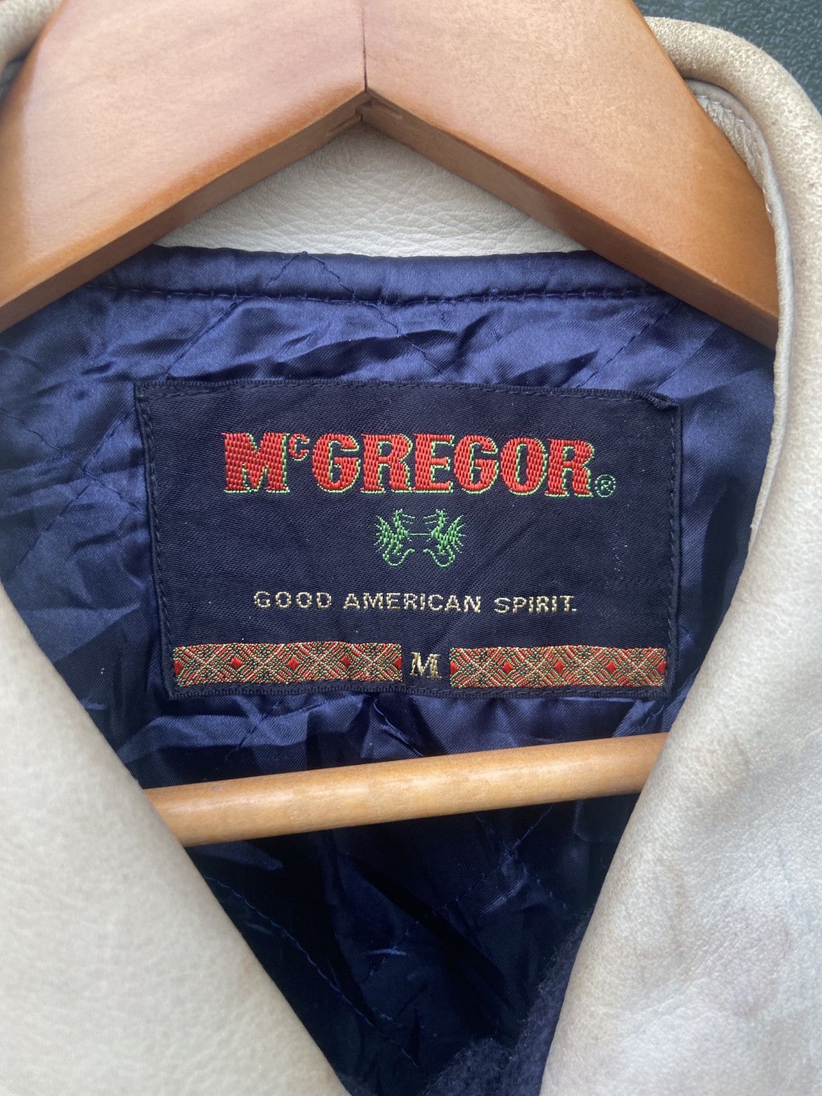 McGregor Vintage McGregor Club Wool Leather Collared Varsity Jacket Size US M / EU 48-50 / 2 - 11 Thumbnail