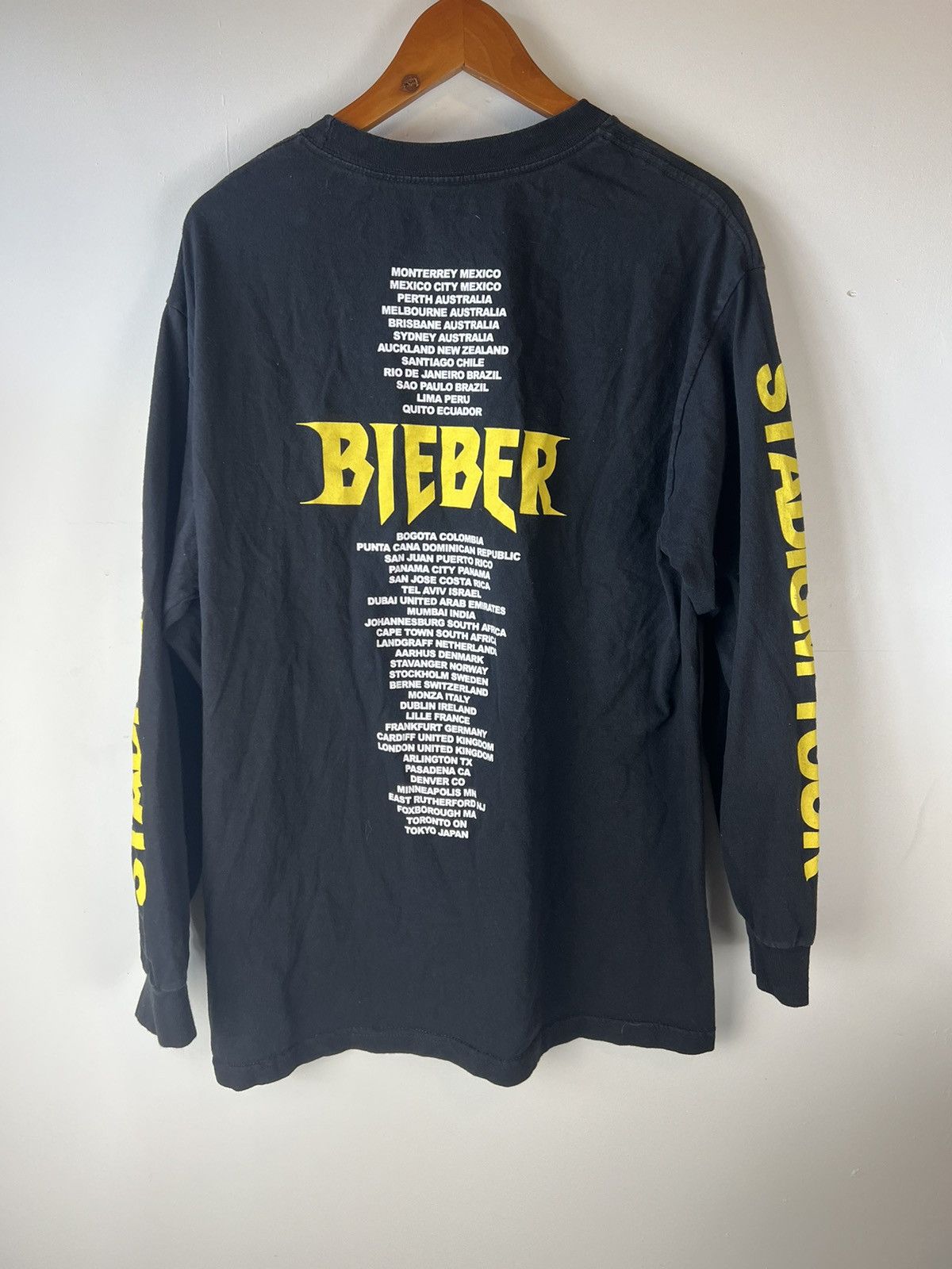 Band Tees Justin Bieber Stadium Tour Longsleeve Size US L / EU 52-54 / 3 - 2 Thumbnail