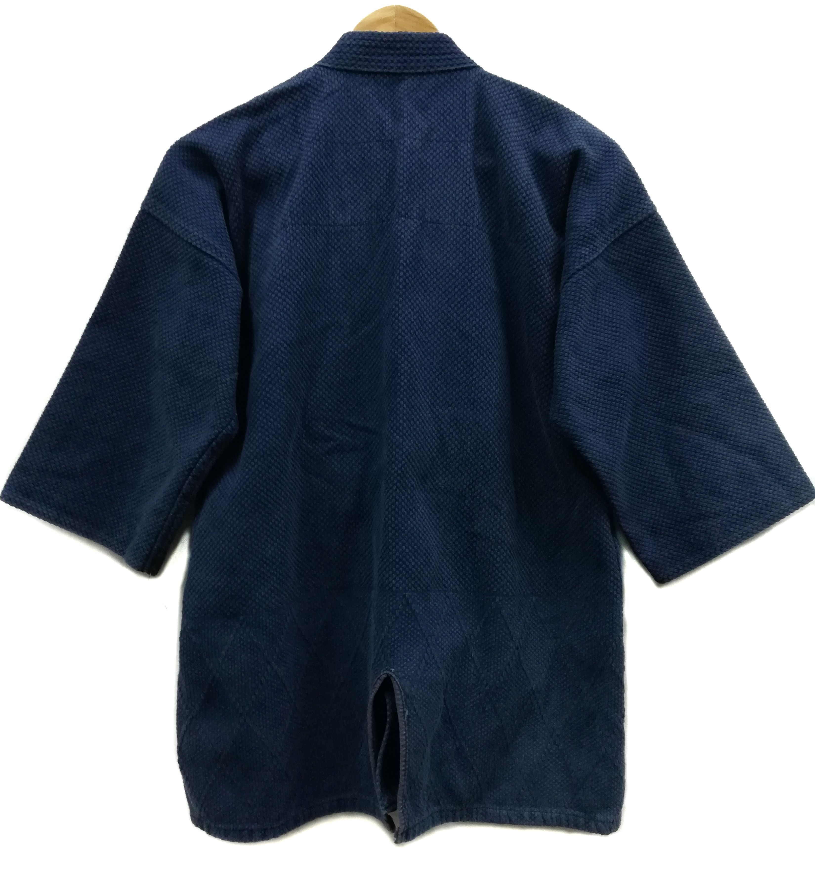 Art Comes First × Indigo × Japanese Brand 🔥Indigo Similar Kapital Dyed Woven Drawstrings Kimono🔥 Size US M / EU 48-50 / 2 - 9 Thumbnail