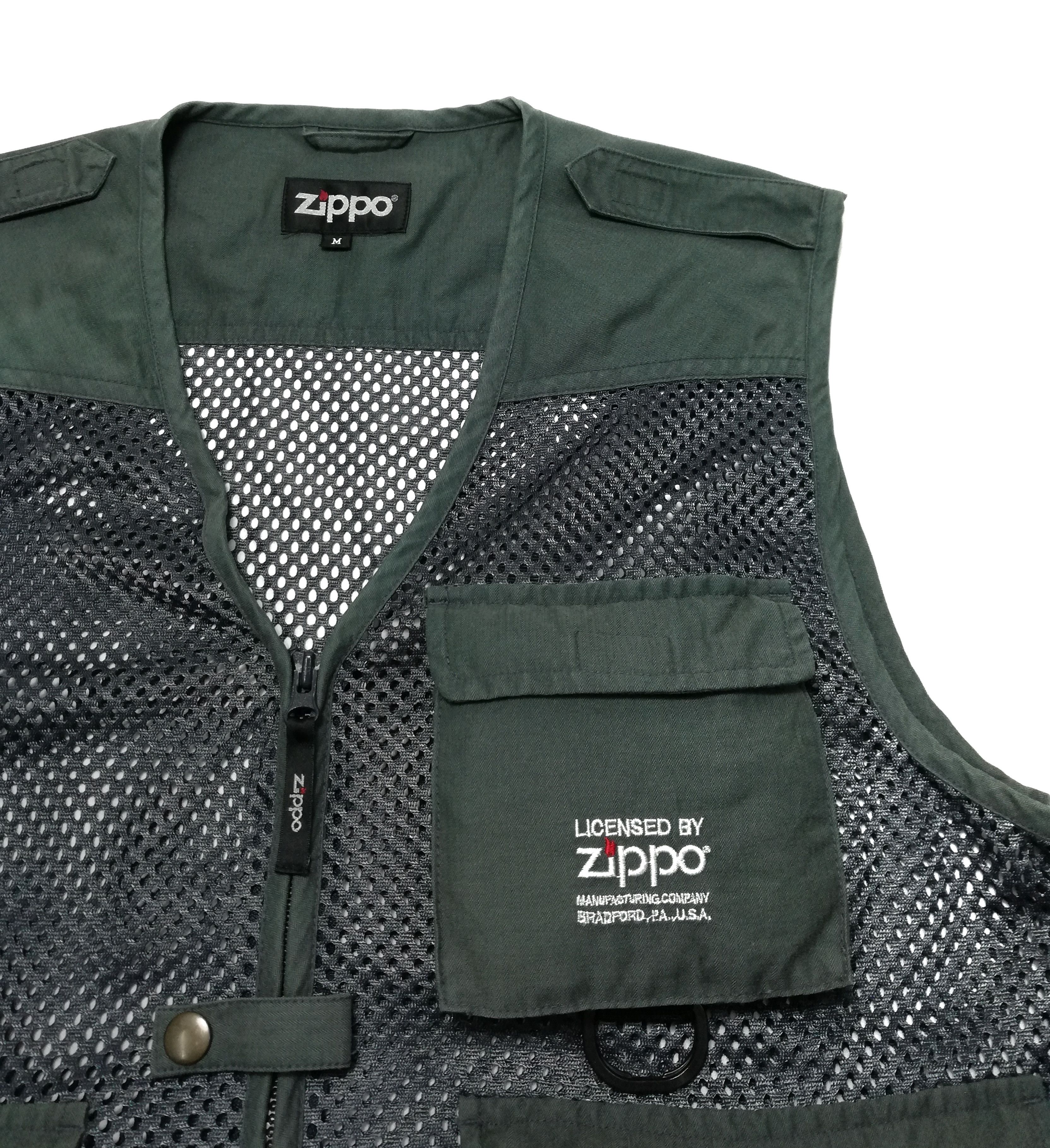 Zippo 🔥Licensed By Zippo Tactical Mesh Cargo Pocket Vest Jacket Size US M / EU 48-50 / 2 - 4 Thumbnail