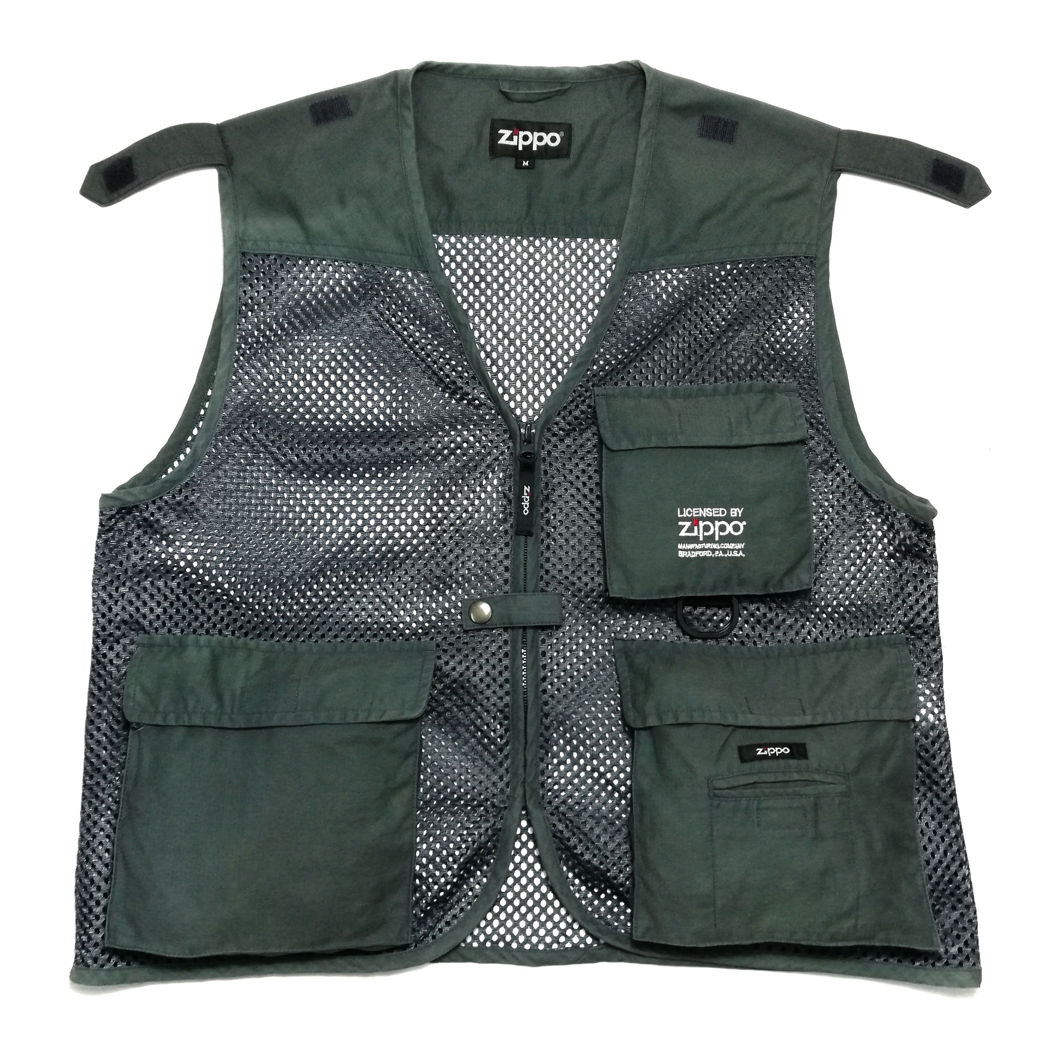 Zippo 🔥Licensed By Zippo Tactical Mesh Cargo Pocket Vest Jacket Size US M / EU 48-50 / 2 - 5 Thumbnail