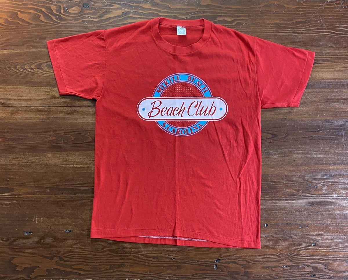 Vintage Vintage Early 80’s Myrtle Beach Single Stitch Sportswear Tee Size US L / EU 52-54 / 3 - 1 Thumbnail
