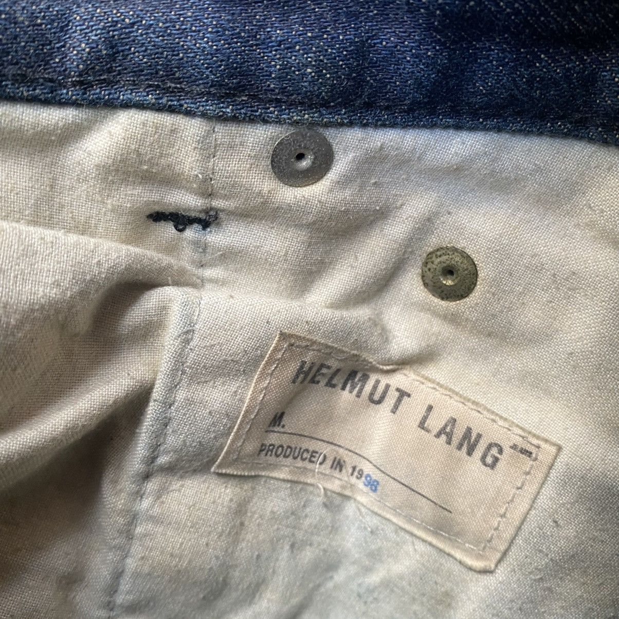 Helmut Lang 1998 Archive Dark Blue Jeans Size US 31 - 5 Thumbnail