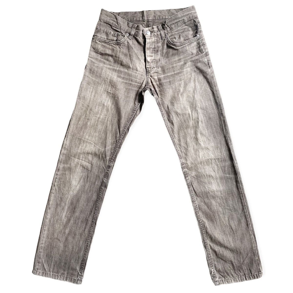 Helmut Lang Helmut Lang Archive Brown Elastic Denim Size US 28 / EU 44 - 2 Thumbnail