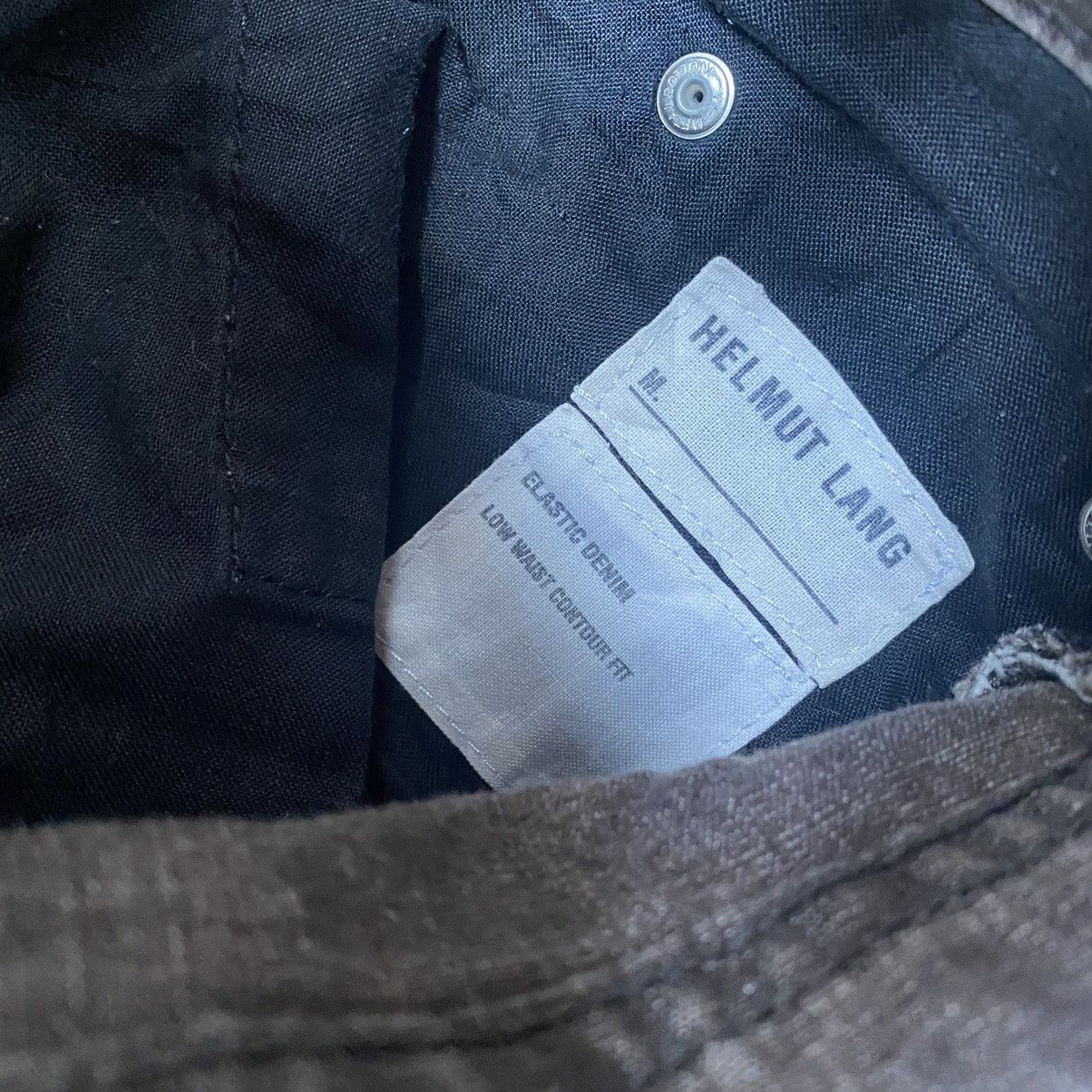 Helmut Lang Helmut Lang Archive Brown Elastic Denim Size US 28 / EU 44 - 4 Thumbnail