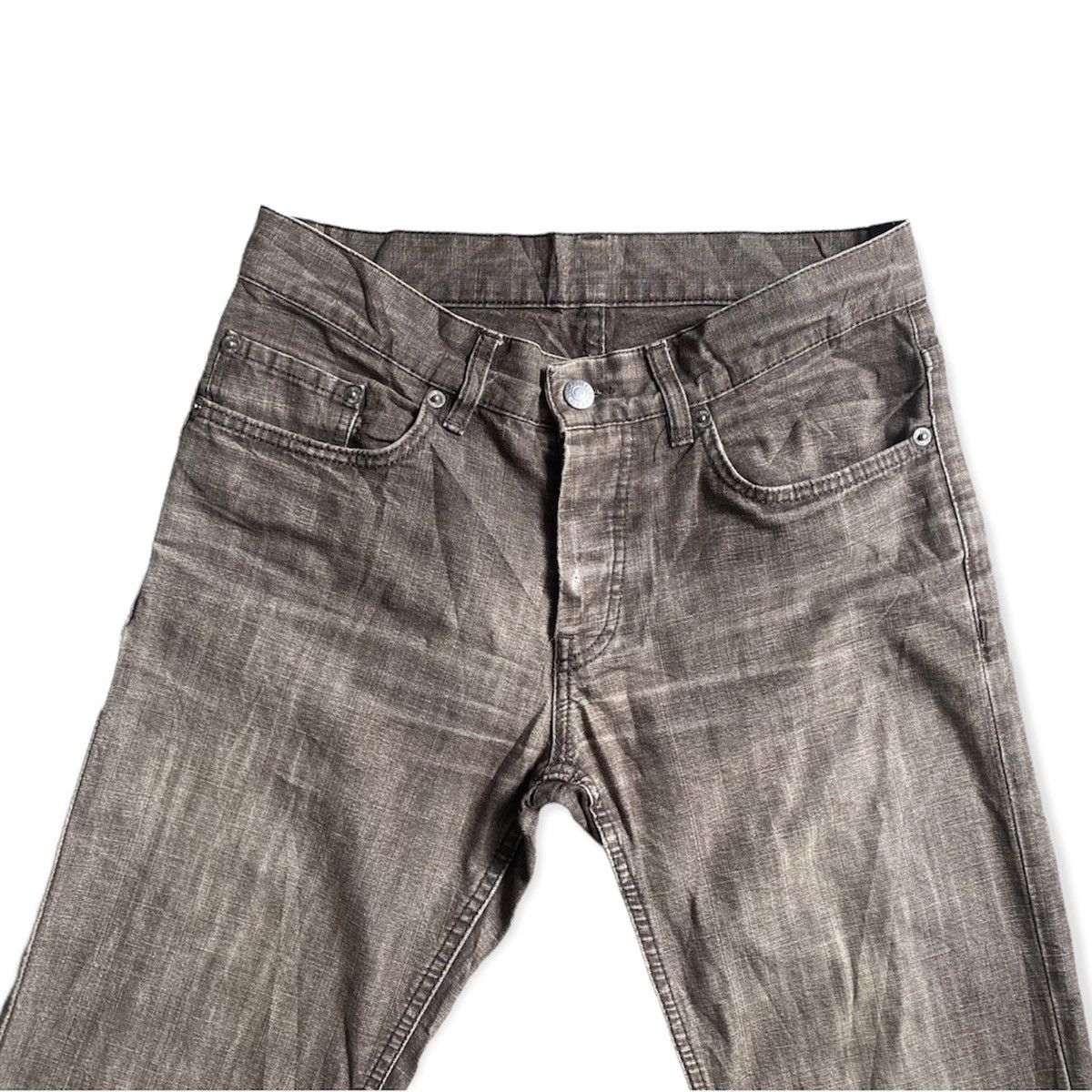 Helmut Lang Helmut Lang Archive Brown Elastic Denim Size US 28 / EU 44 - 1 Thumbnail