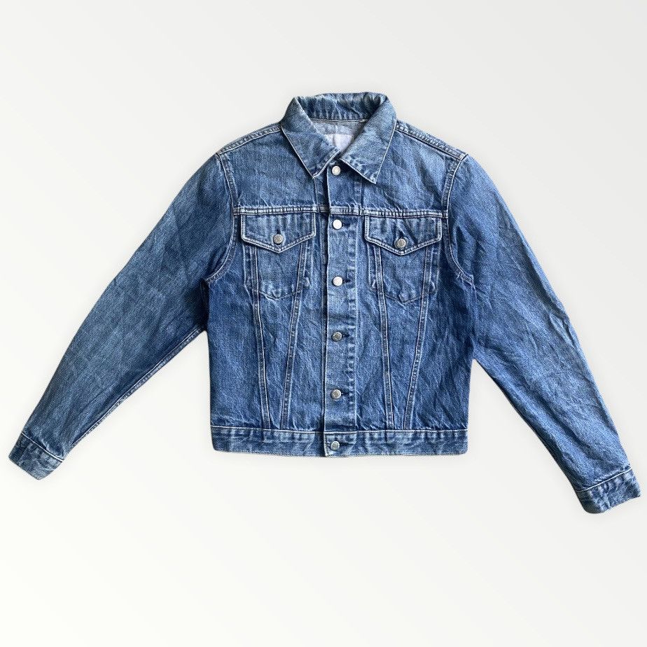 image of Helmut Lang Archive Faded Classic Jacket in Blue, Men's (Size Small)