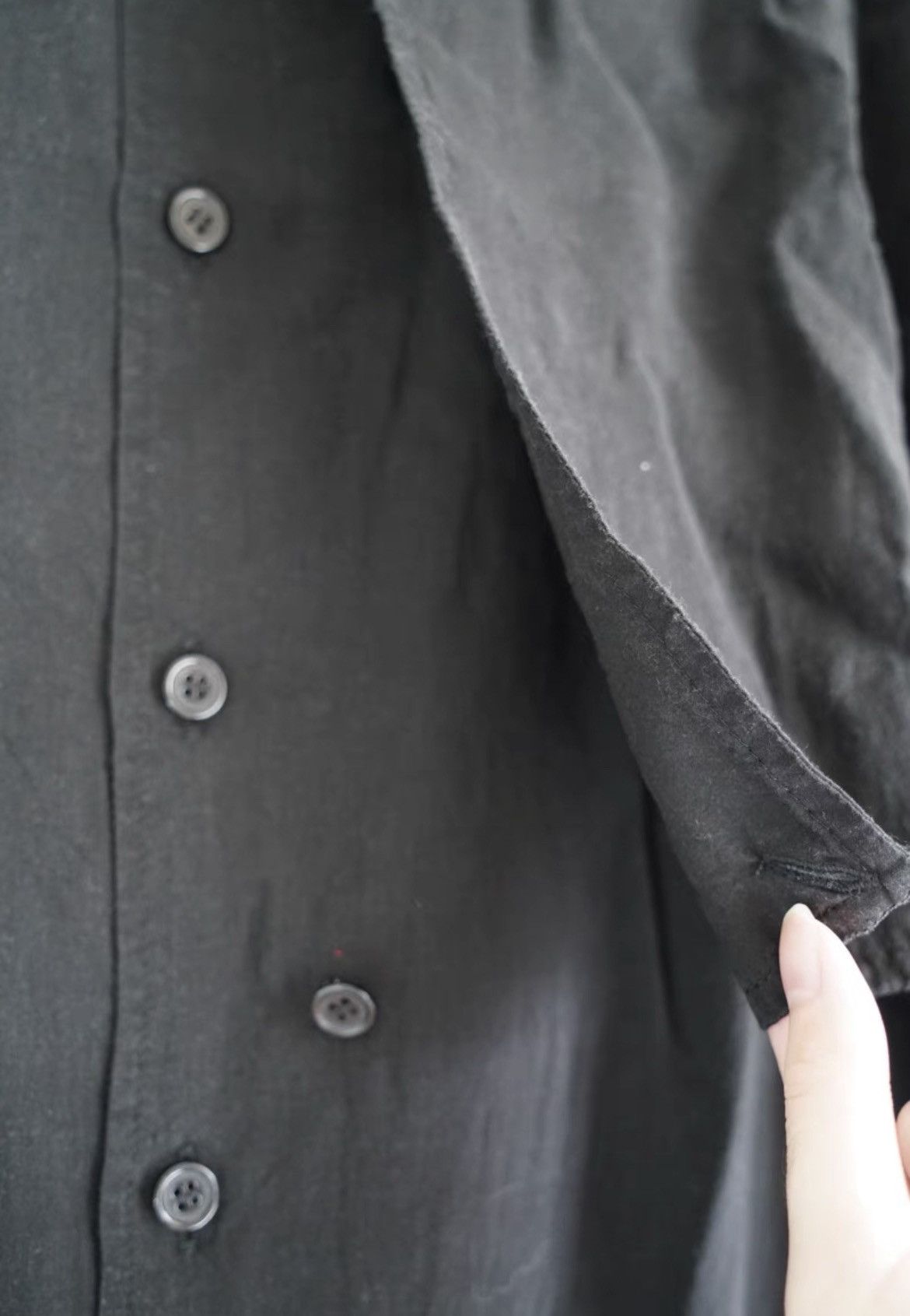 Yohji Yamamoto Yohji Yamamoto 20aw Tencel Long Shirt Size US M / EU 48-50 / 2 - 4 Thumbnail