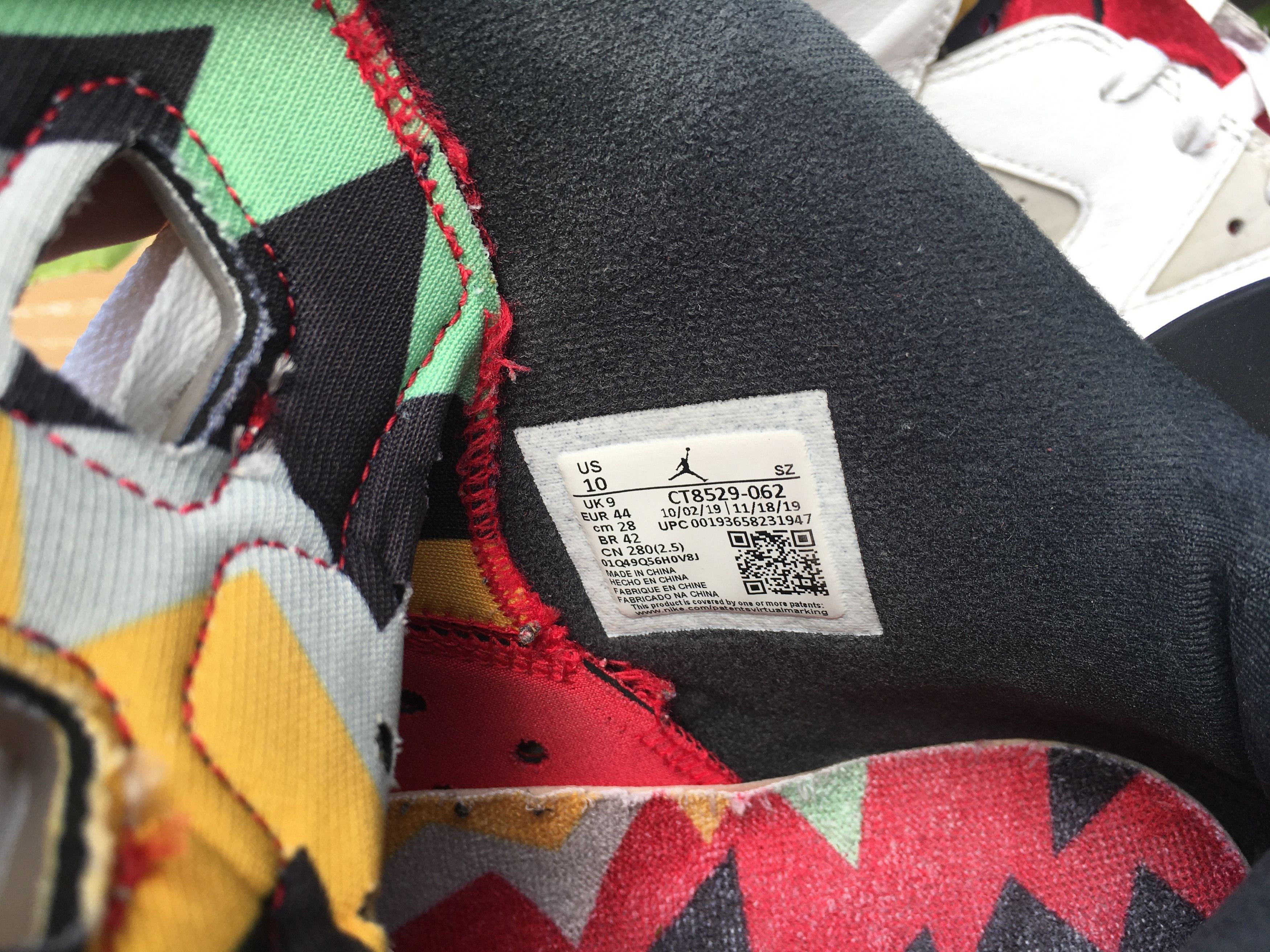 Jordan Brand × Nike 🔥 Nike Air Jordan 6 Retro Hare Size US 10 / EU 43 - 15 Thumbnail