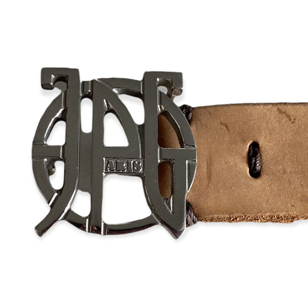 Jean Paul Gaultier JPG Logo Belt Buckle Size 26 - 2 Thumbnail