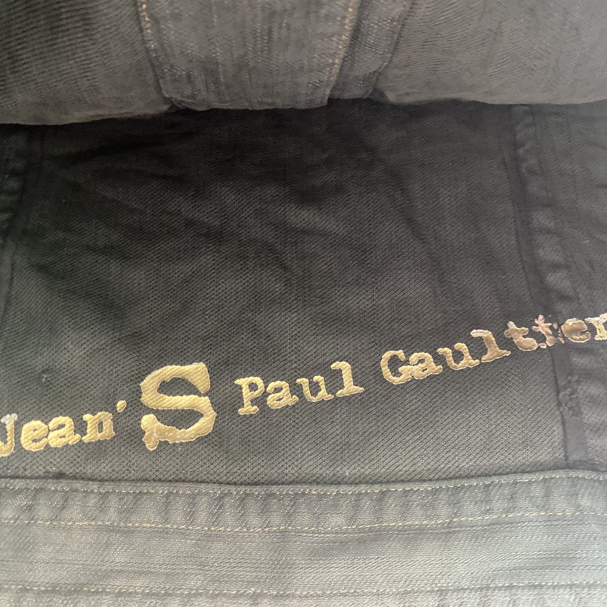 Jean Paul Gaultier Outlaw’s Territory Studded Leather Patch Denim Trucker Size US M / EU 48-50 / 2 - 4 Thumbnail