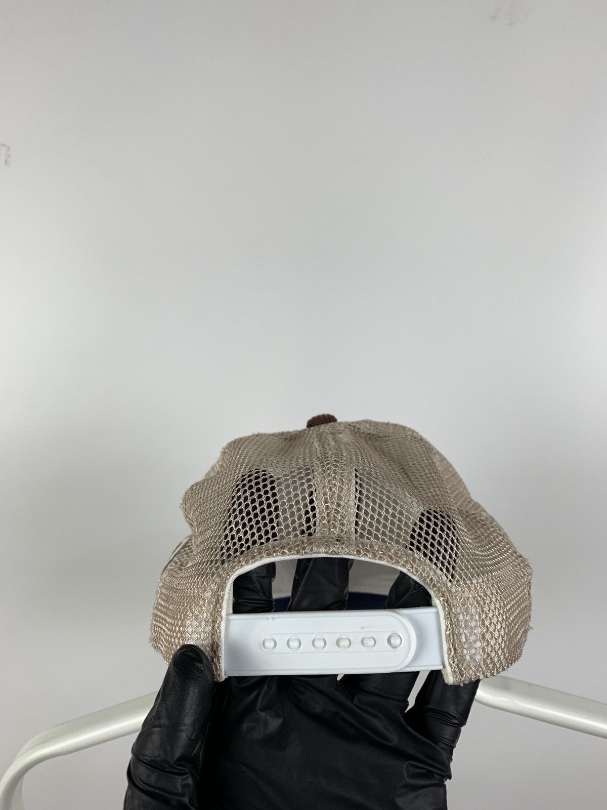 Vintage Vintage Von Dutch Eric Bostrom 32 Corduroy Brown Trucker Hat Size ONE SIZE - 12 Thumbnail