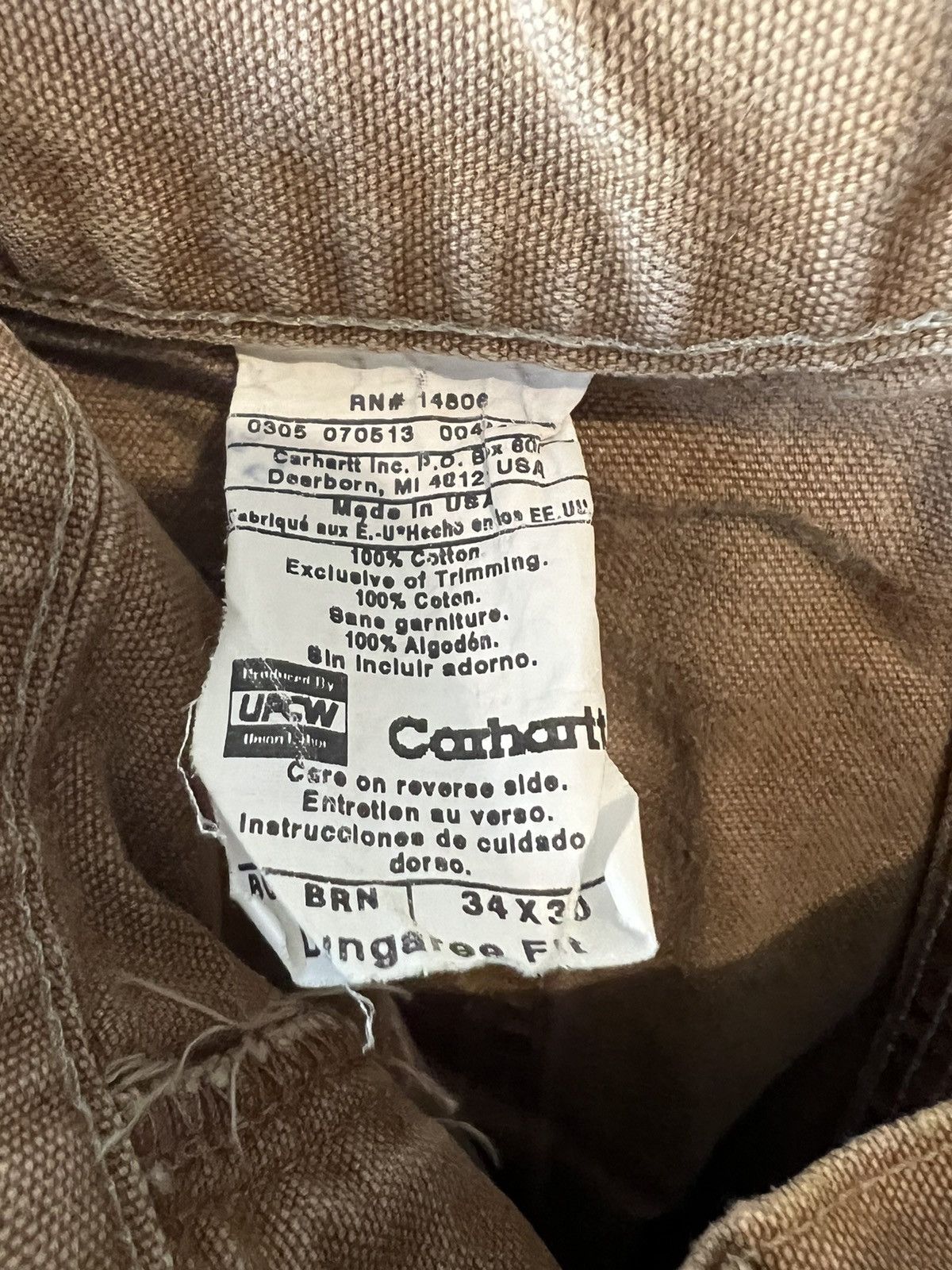 Carhartt Vintage Carhartt Doubleknee Dungaree Work Pants Size US 32 / EU 48 - 3 Thumbnail