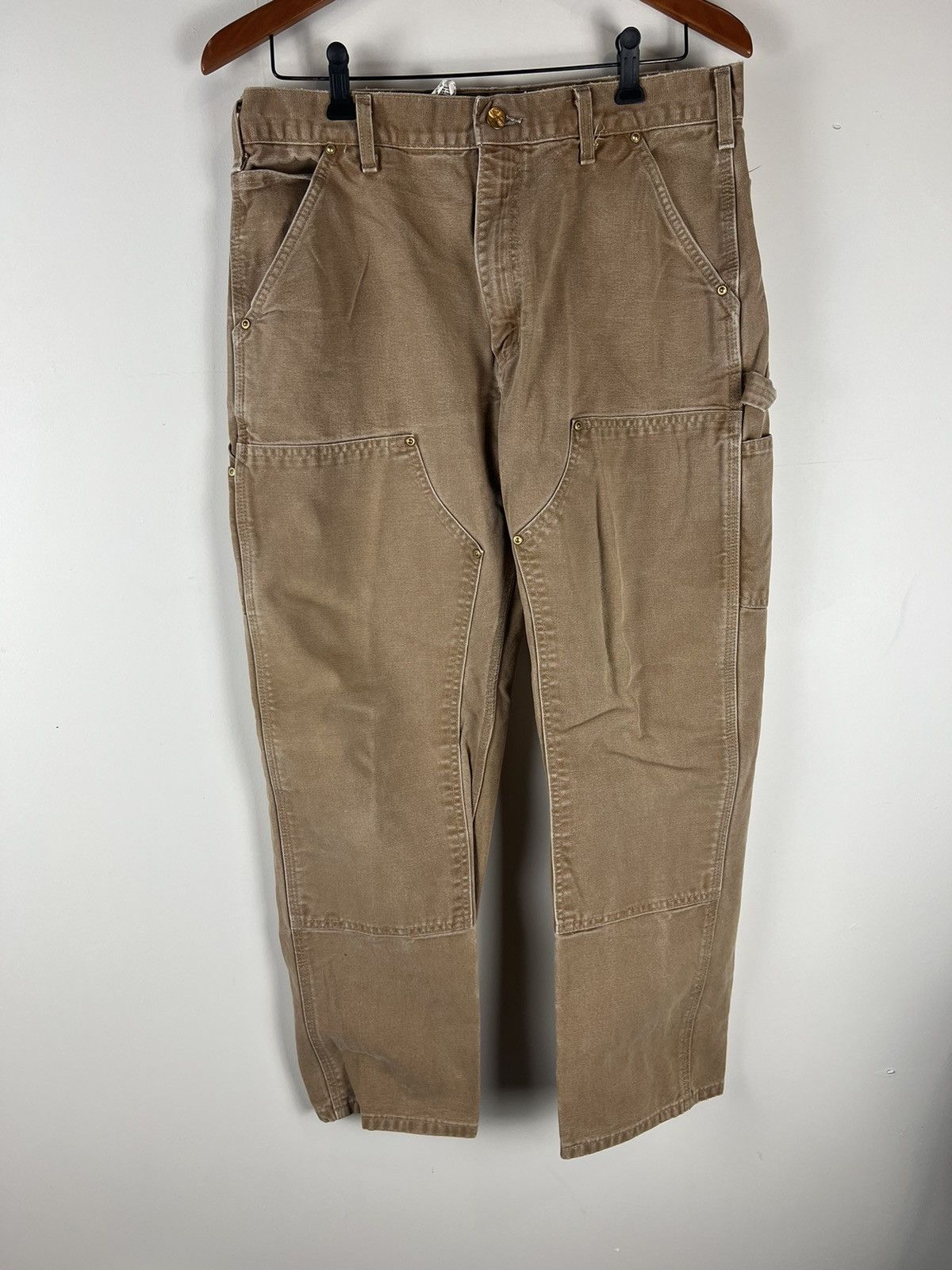 Carhartt Vintage Carhartt Doubleknee Dungaree Work Pants Size US 32 / EU 48 - 1 Thumbnail