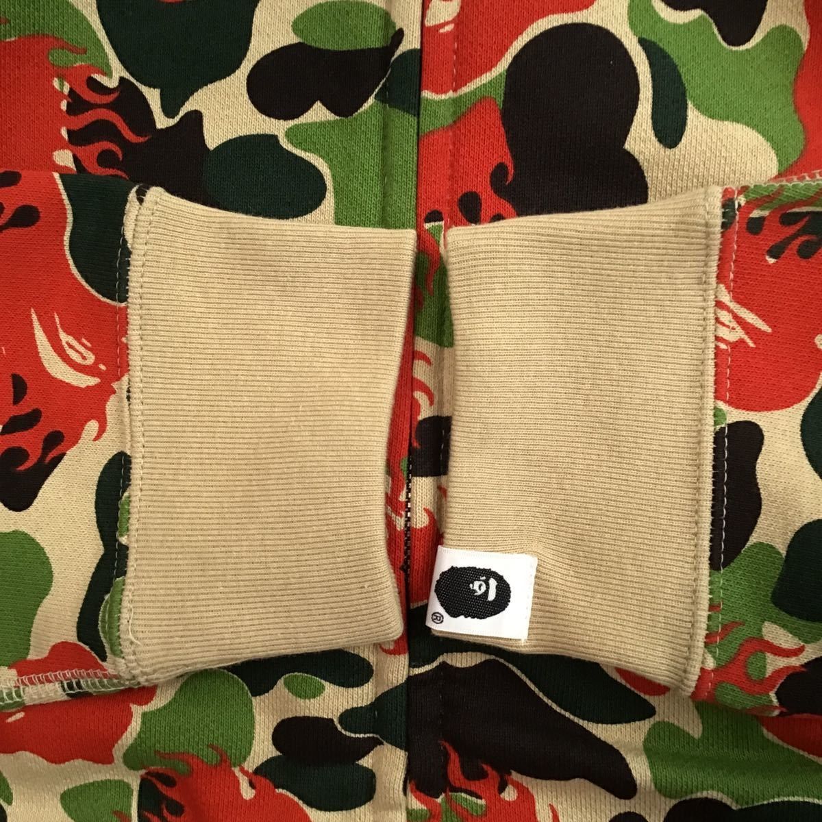 Bape 🔥Aoyama Limited🔥 Fire Camo Full Zip Hoodie ape flame Size US M / EU 48-50 / 2 - 4 Thumbnail
