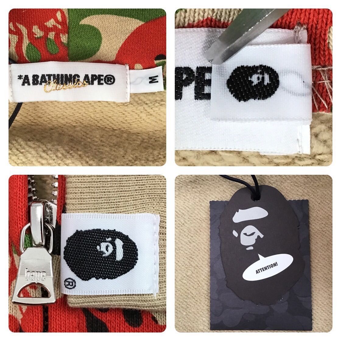 Bape 🔥Aoyama Limited🔥 Fire Camo Full Zip Hoodie ape flame Size US M / EU 48-50 / 2 - 6 Thumbnail