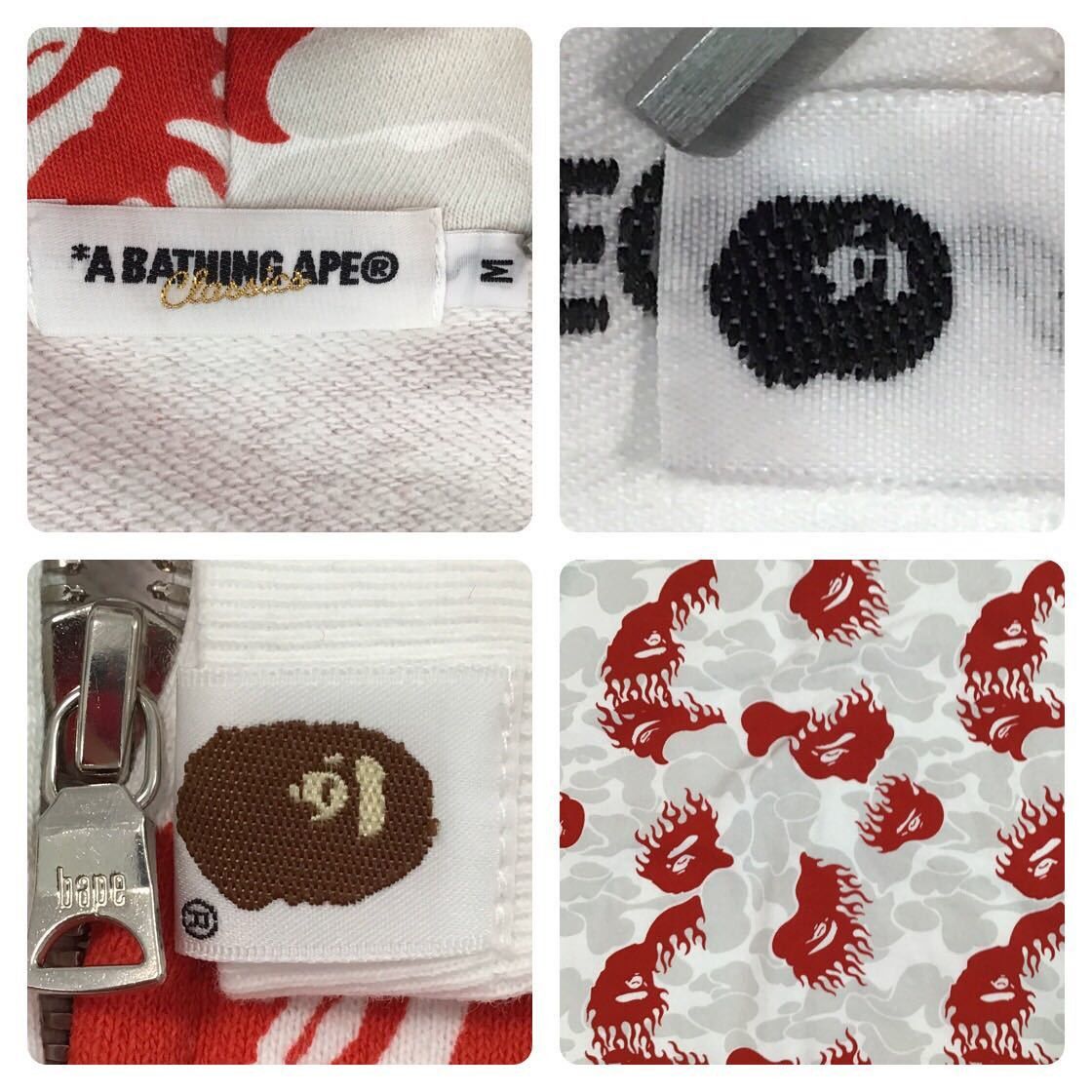 Bape BAPE Fire camo full zip hoodie a bathing ape flame NIGO Size US M / EU 48-50 / 2 - 5 Thumbnail