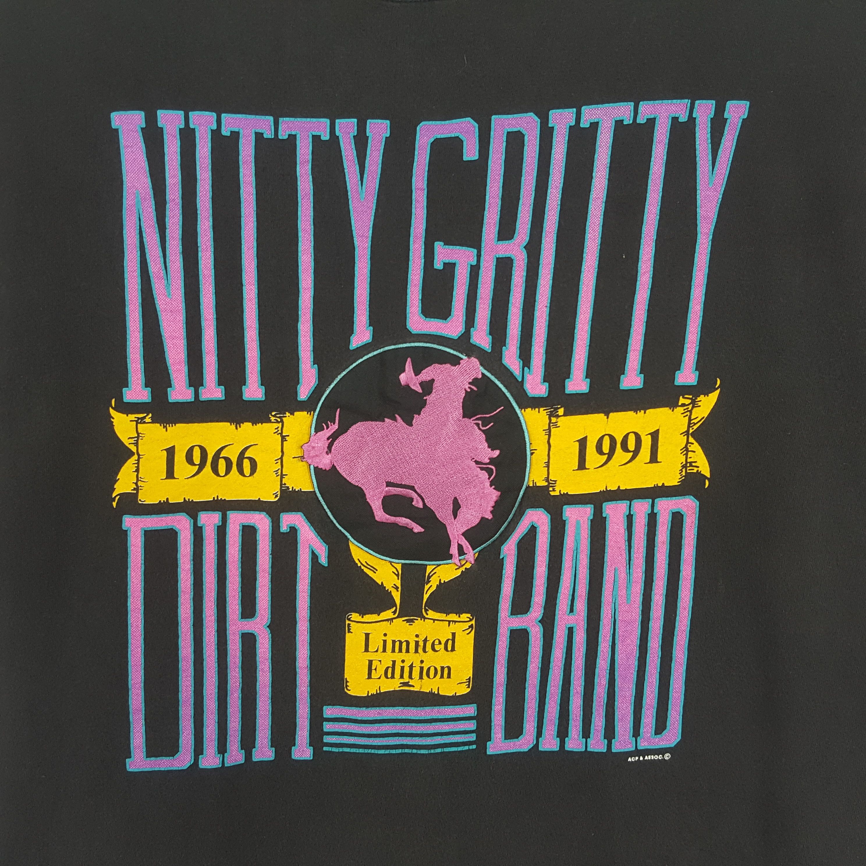 Band Tees × Vintage Vintage 90's NITTY GRITY BAND American Rock Band T-shirt Size US XL / EU 56 / 4 - 2 Thumbnail
