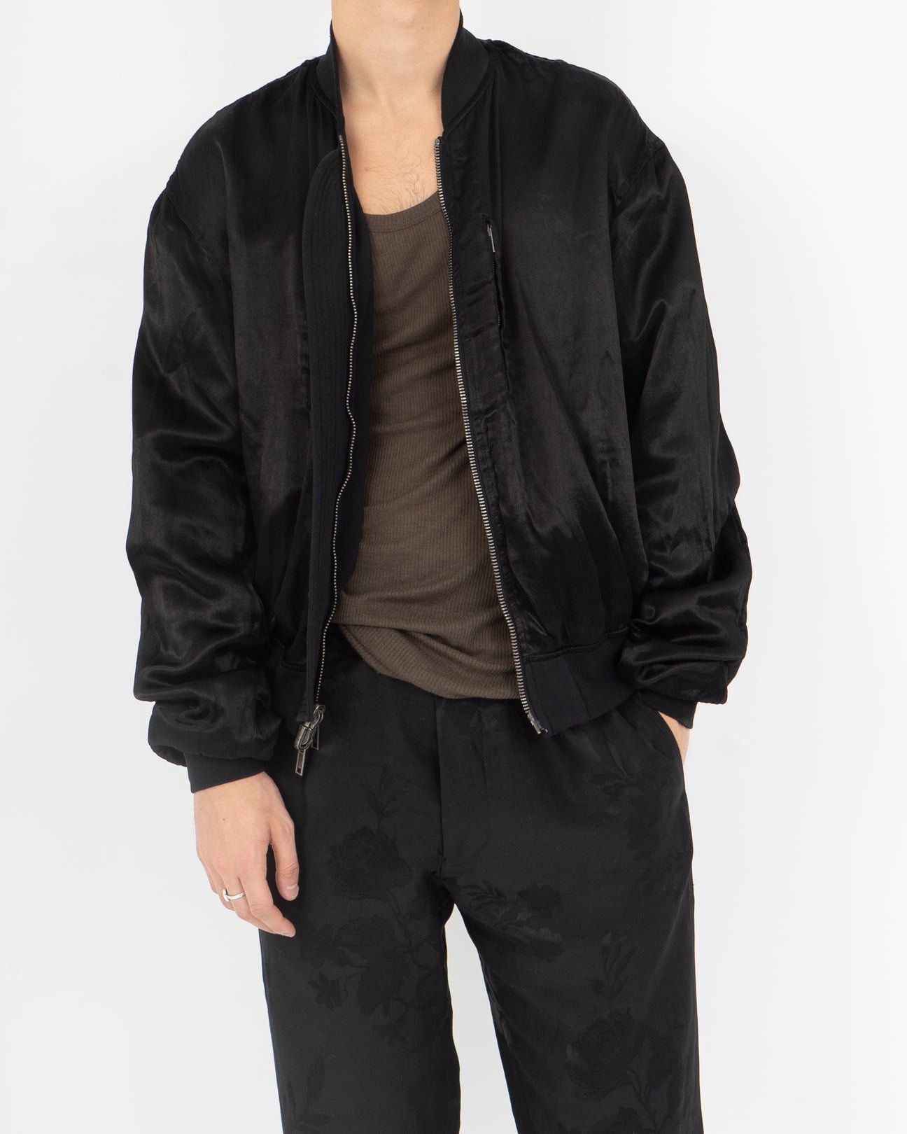 Haider Ackermann Reversible Black Perth Bomber Size US XXS / EU 40 - 6 Thumbnail