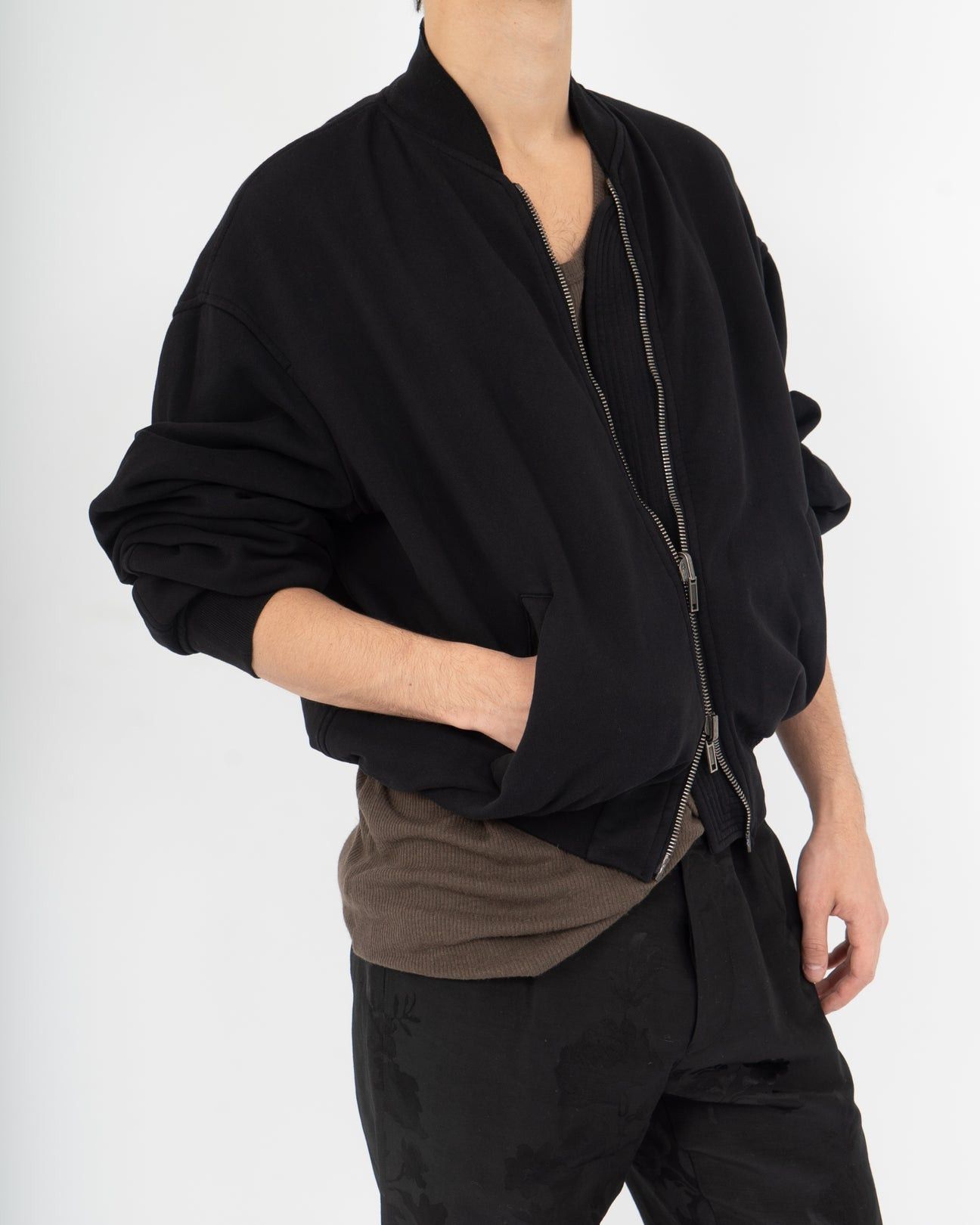 Haider Ackermann Reversible Black Perth Bomber Size US XXS / EU 40 - 3 Thumbnail