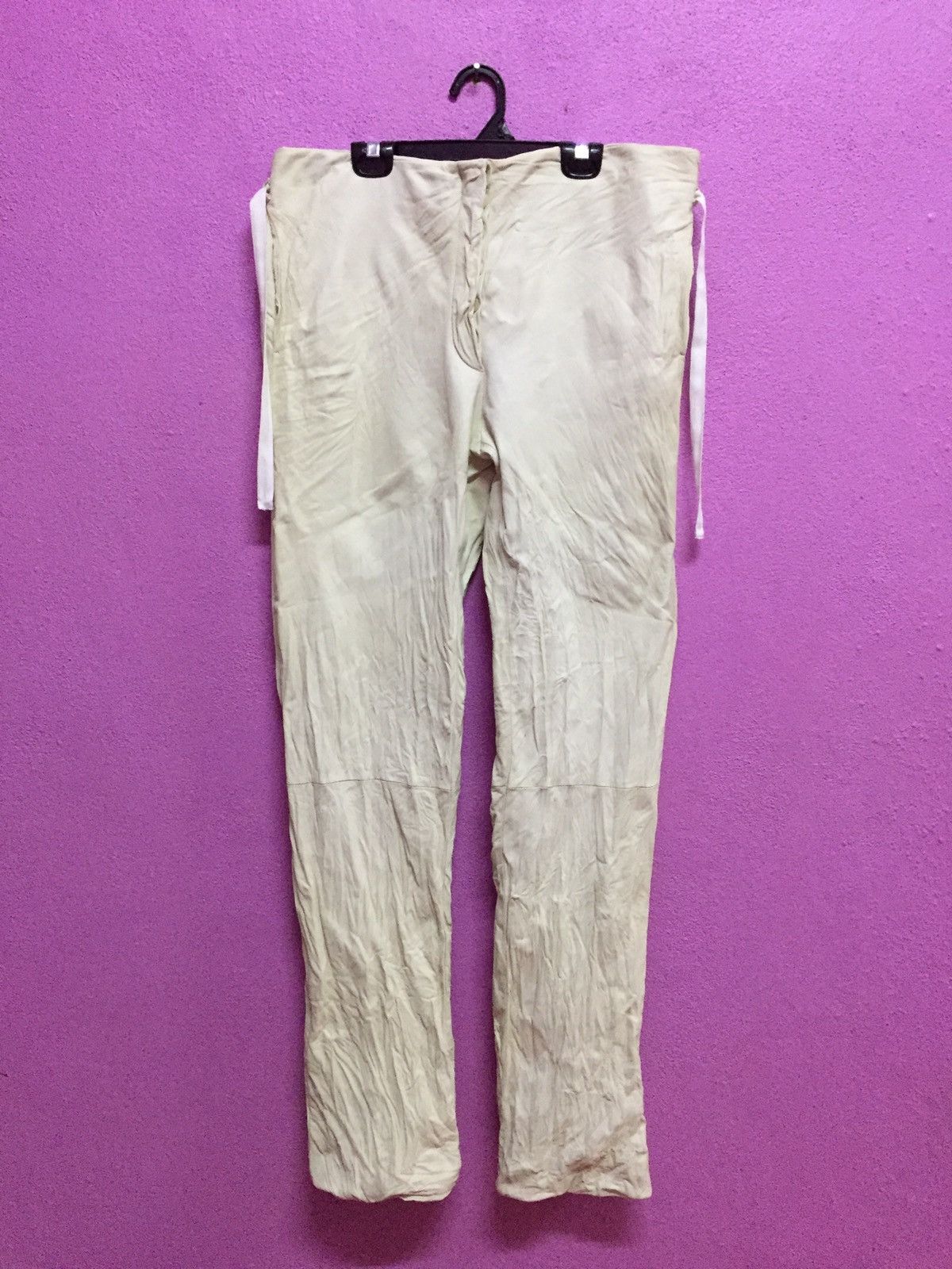 Helmut Lang Vintage Helmut Lang Leather Pants Size US 34 / EU 50 - 1 Thumbnail