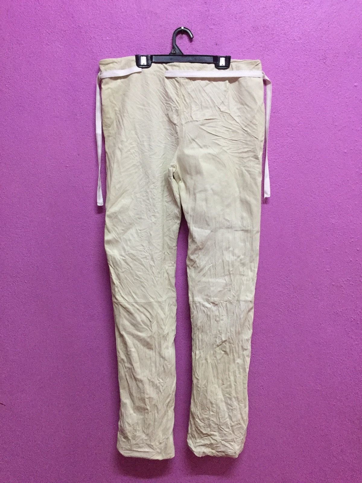 Helmut Lang Vintage Helmut Lang Leather Pants Size US 34 / EU 50 - 2 Thumbnail