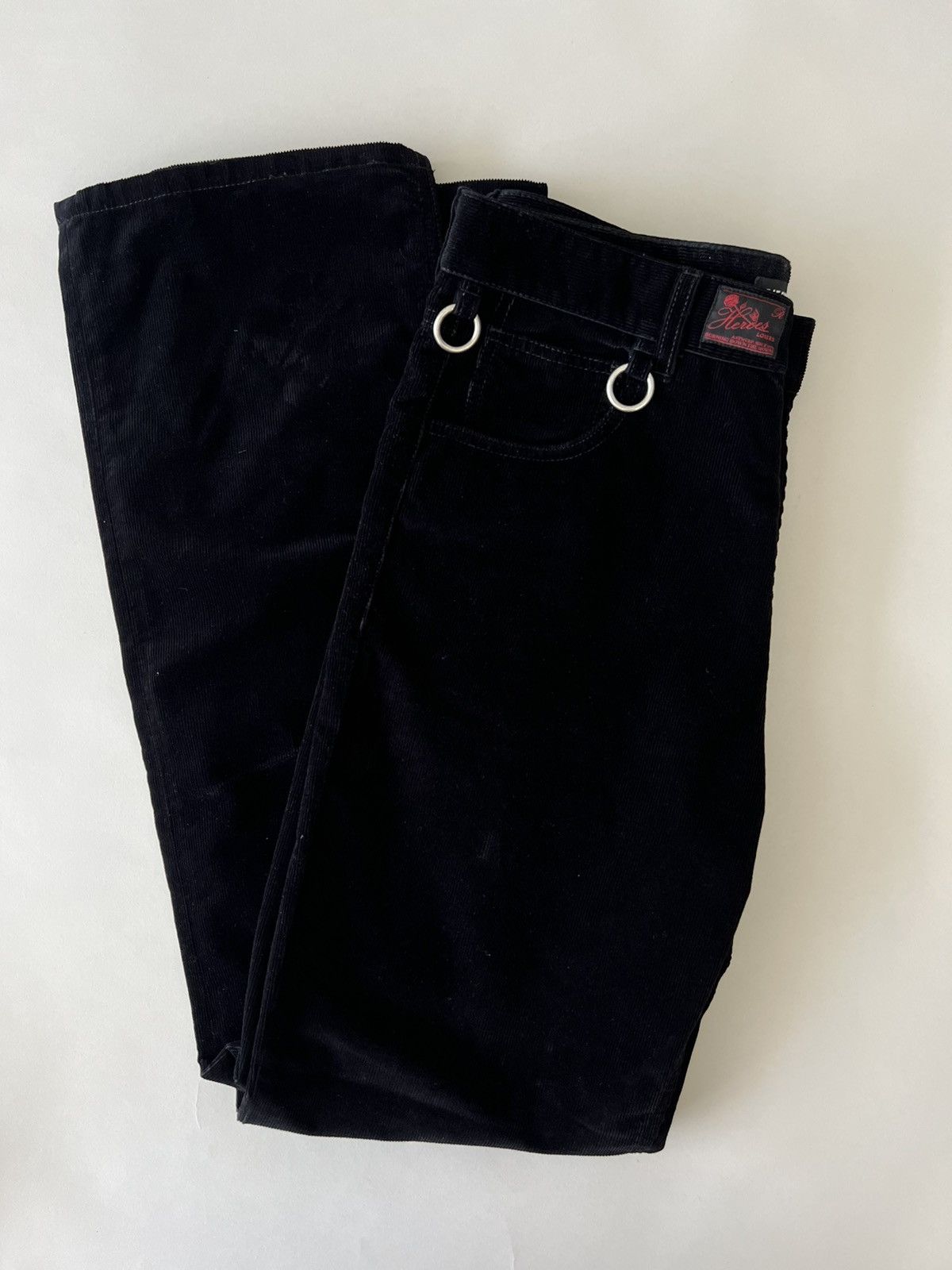 Raf Simons Black Heroes & Losers Relaxed Fit Trousers with 2 rings Size US 30 / EU 46 - 4 Thumbnail