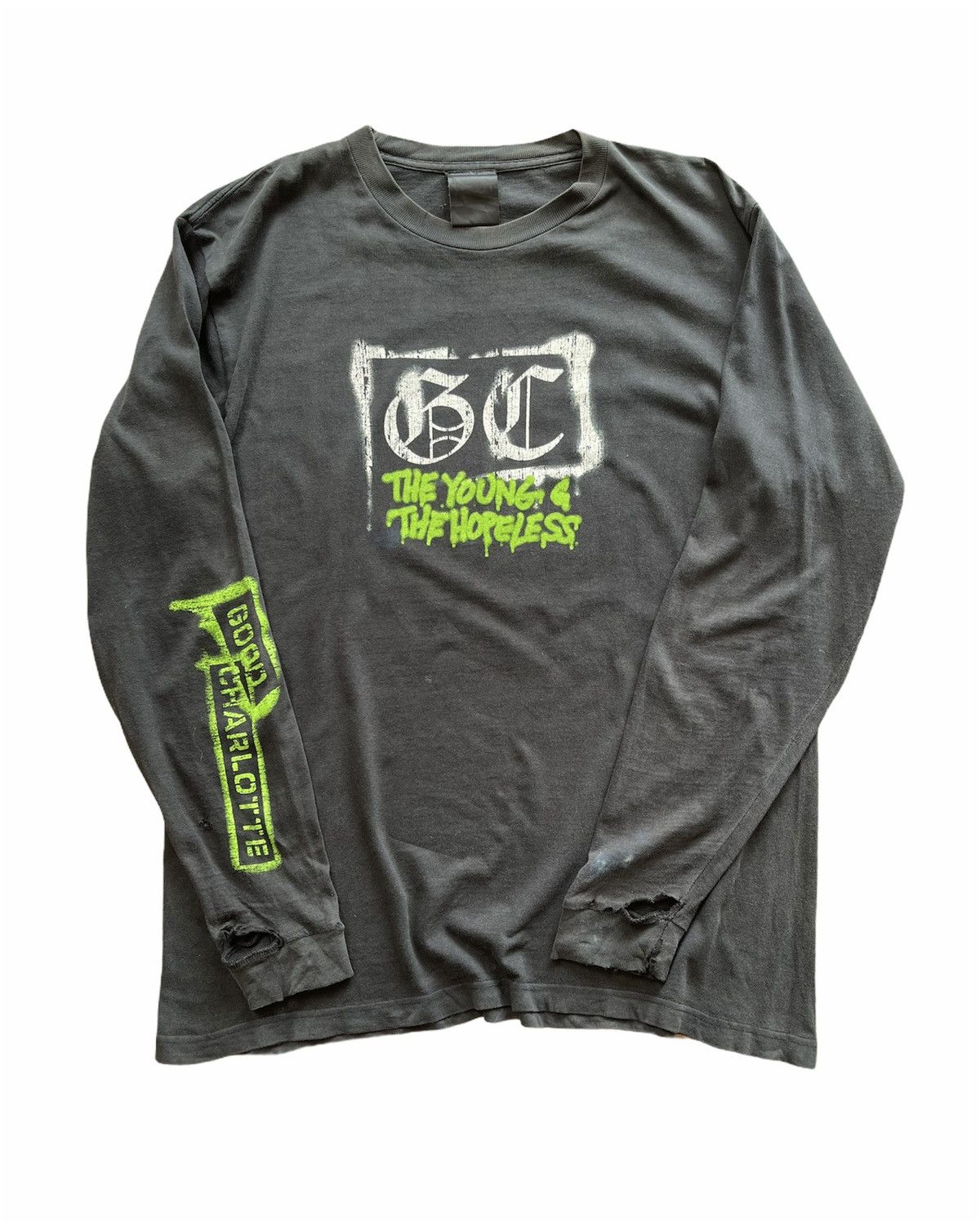 Band Tees VINTAGE GOOD CHARLOTTE 2002 DISTRESSED TEE Size US L / EU 52-54 / 3 - 1 Thumbnail