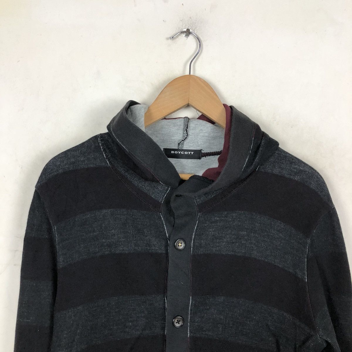 Boycott LIGHT STRIPE HOODIE CARDIGAN BOYCOTT Size US M / EU 48-50 / 2 - 3 Thumbnail