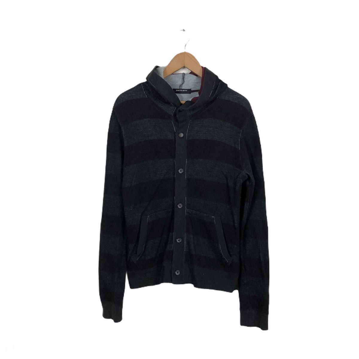 Boycott LIGHT STRIPE HOODIE CARDIGAN BOYCOTT Size US M / EU 48-50 / 2 - 1 Thumbnail