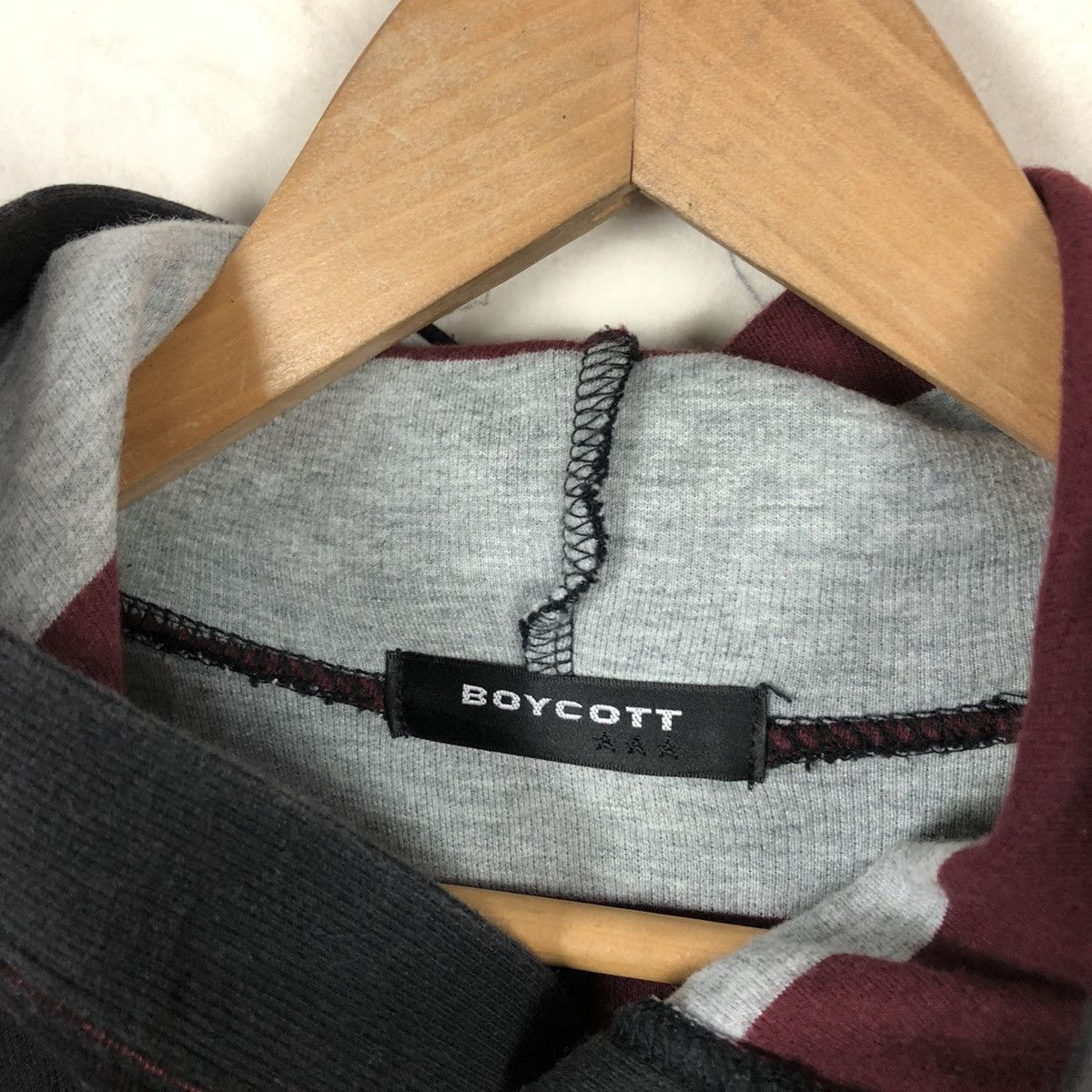 Boycott LIGHT STRIPE HOODIE CARDIGAN BOYCOTT Size US M / EU 48-50 / 2 - 6 Thumbnail