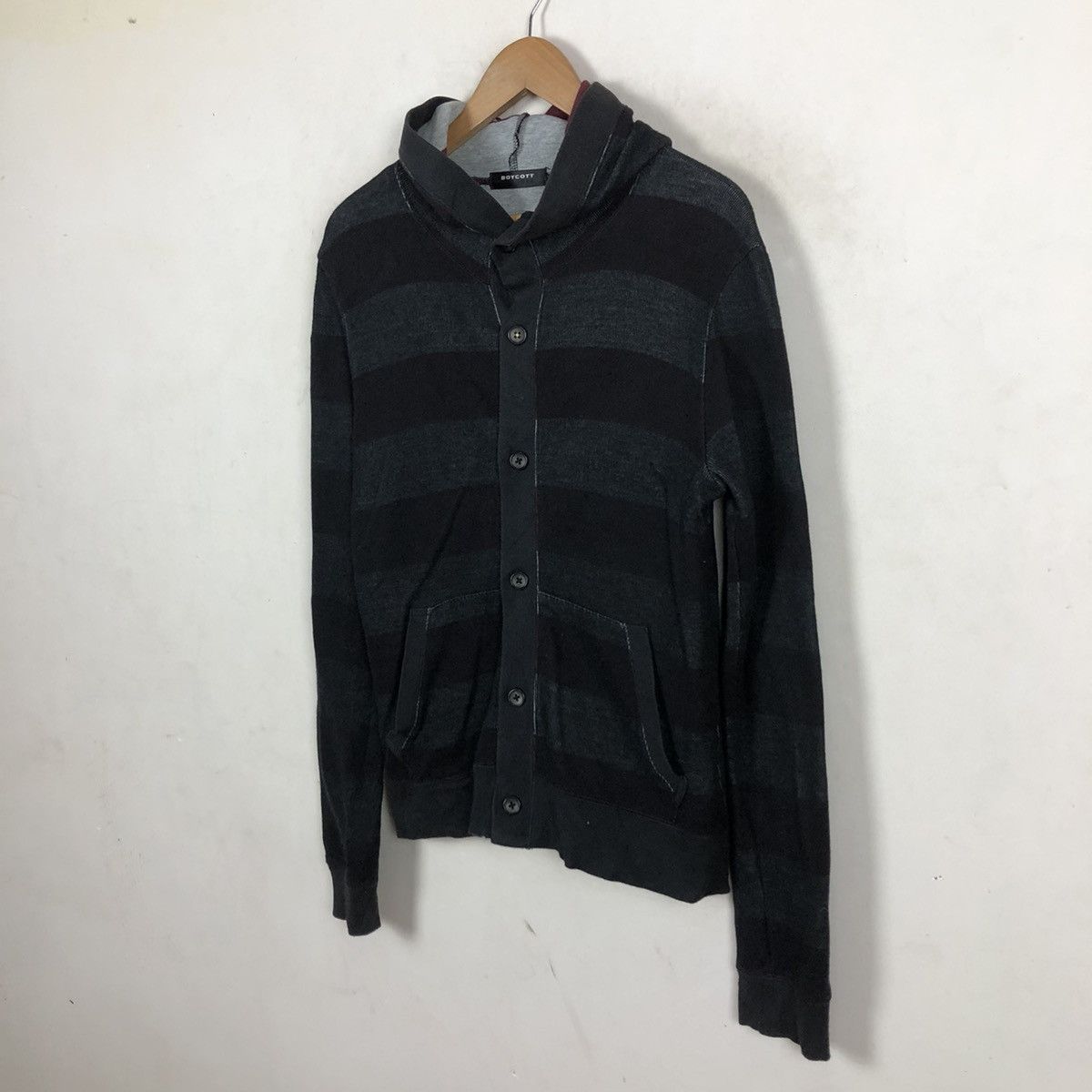 Boycott LIGHT STRIPE HOODIE CARDIGAN BOYCOTT Size US M / EU 48-50 / 2 - 2 Thumbnail