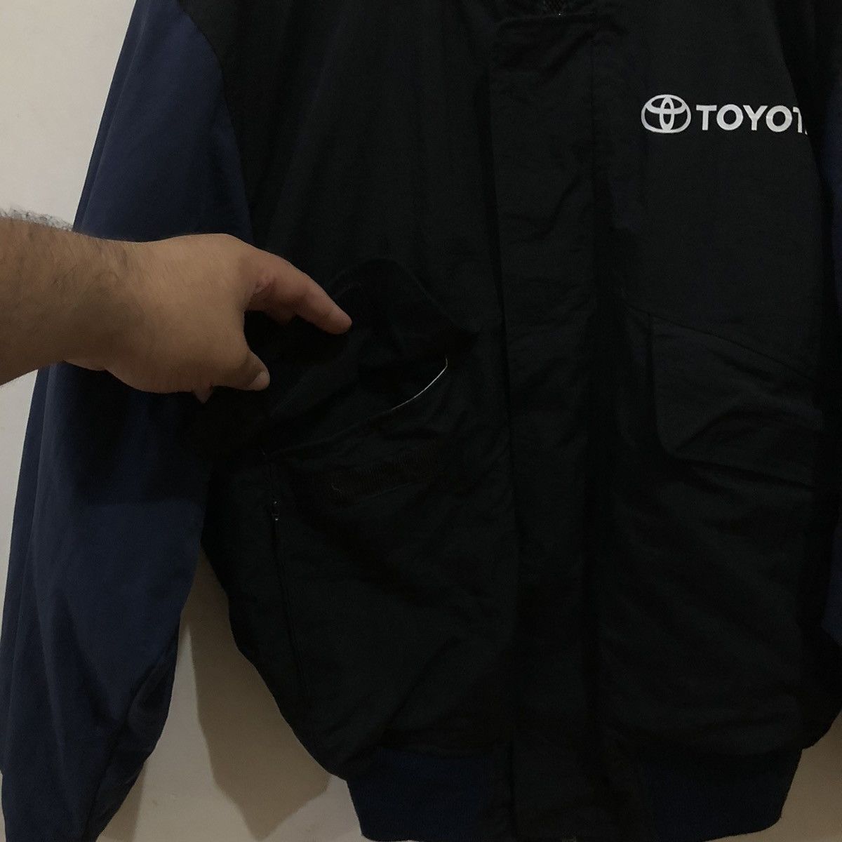 Japanese Brand Vintage Toyota Tecno TRD BIG LOGO Bomber Jacket Size US L / EU 52-54 / 3 - 11 Thumbnail
