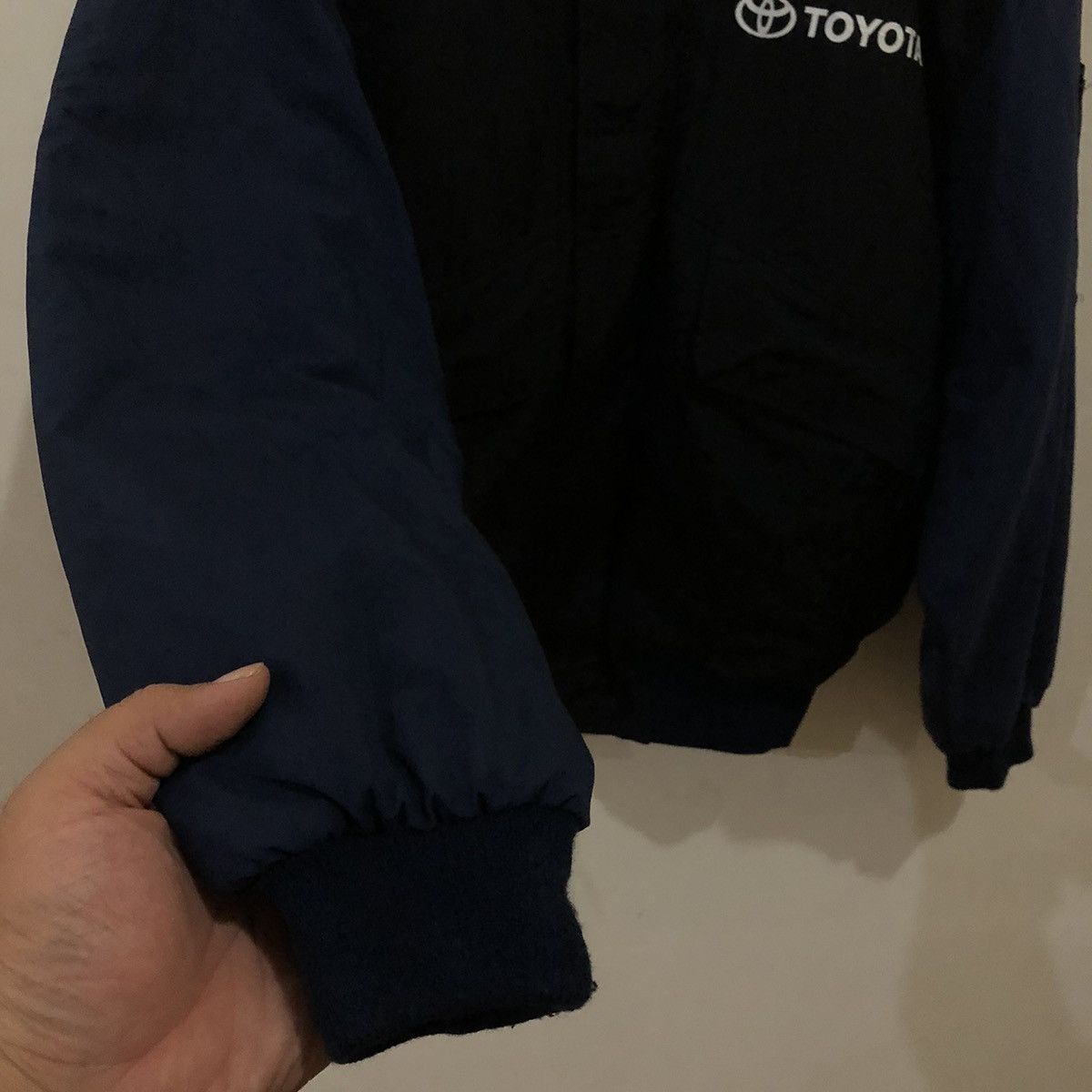 Japanese Brand Vintage Toyota Tecno TRD BIG LOGO Bomber Jacket Size US L / EU 52-54 / 3 - 8 Thumbnail