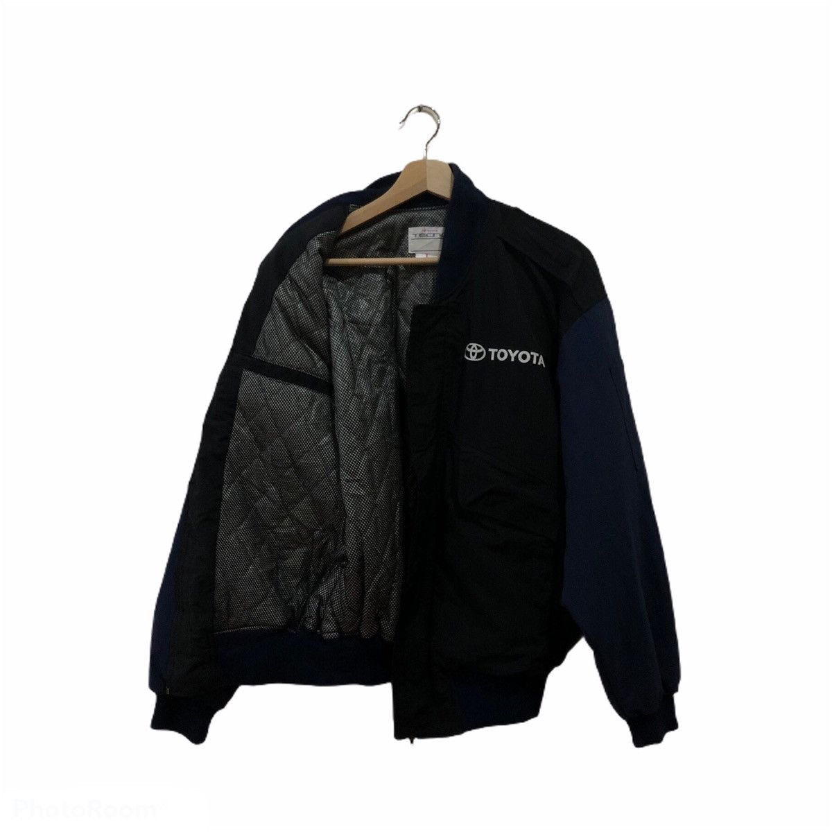 Japanese Brand Vintage Toyota Tecno TRD BIG LOGO Bomber Jacket Size US L / EU 52-54 / 3 - 3 Thumbnail