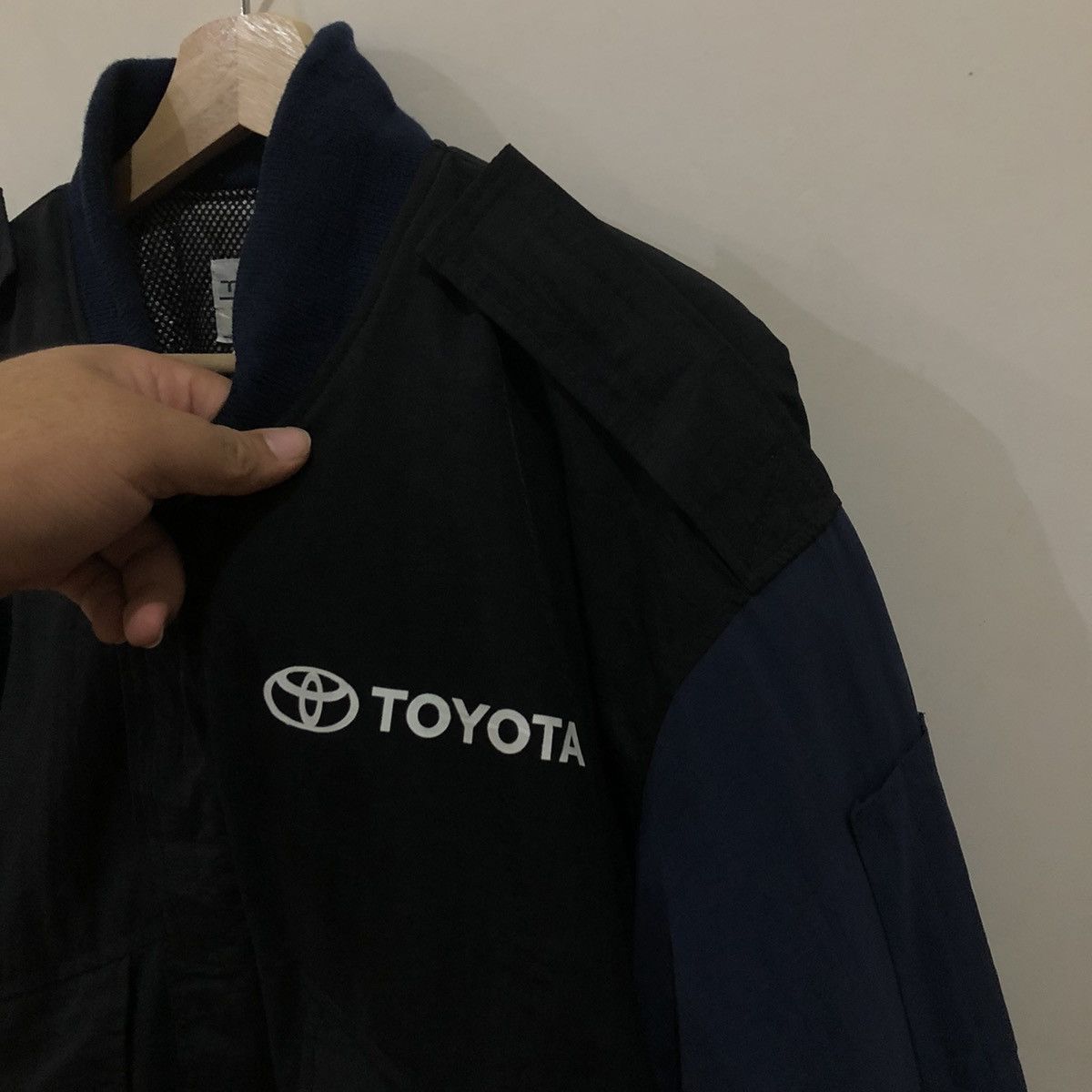 Japanese Brand Vintage Toyota Tecno TRD BIG LOGO Bomber Jacket Size US L / EU 52-54 / 3 - 5 Thumbnail