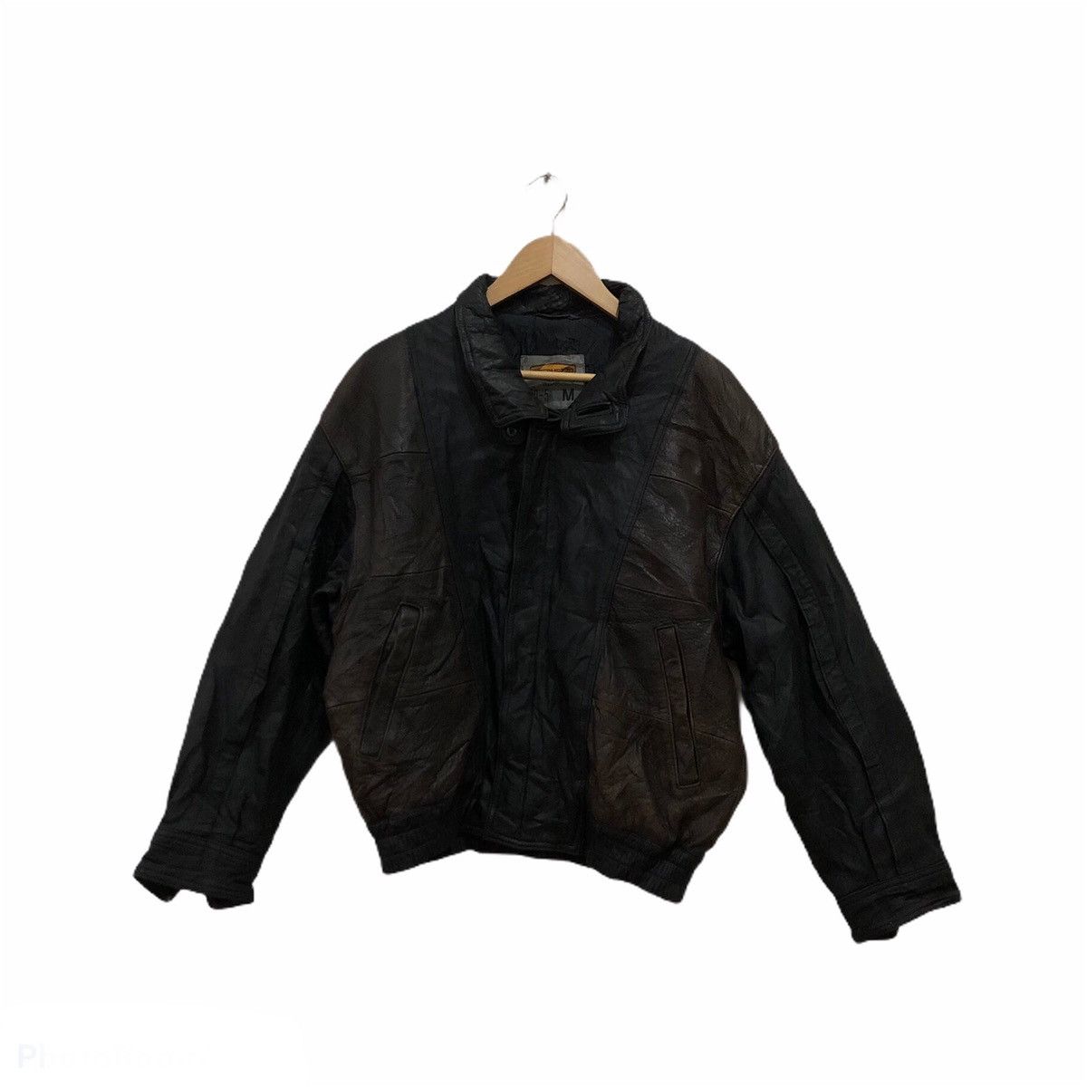 Aero Leathers Bomber Leather Jacket Intermezzo by D'URBAN Inc Size US M / EU 48-50 / 2 - 1 Thumbnail